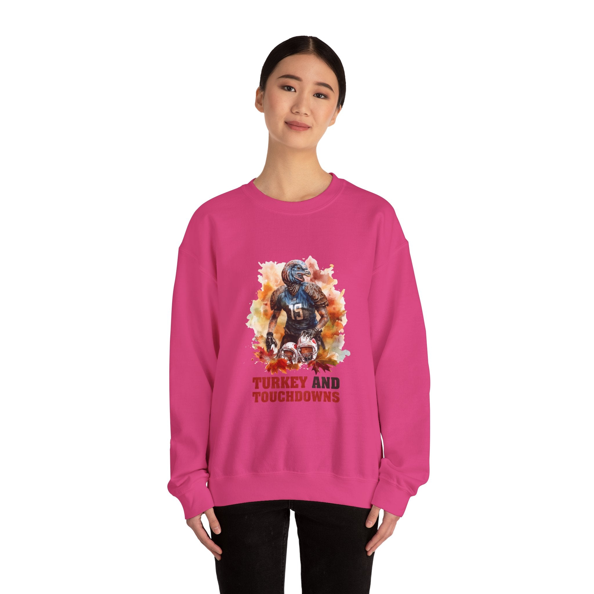 Turkey & Touchdowns Thanksgiving Sweatshirt