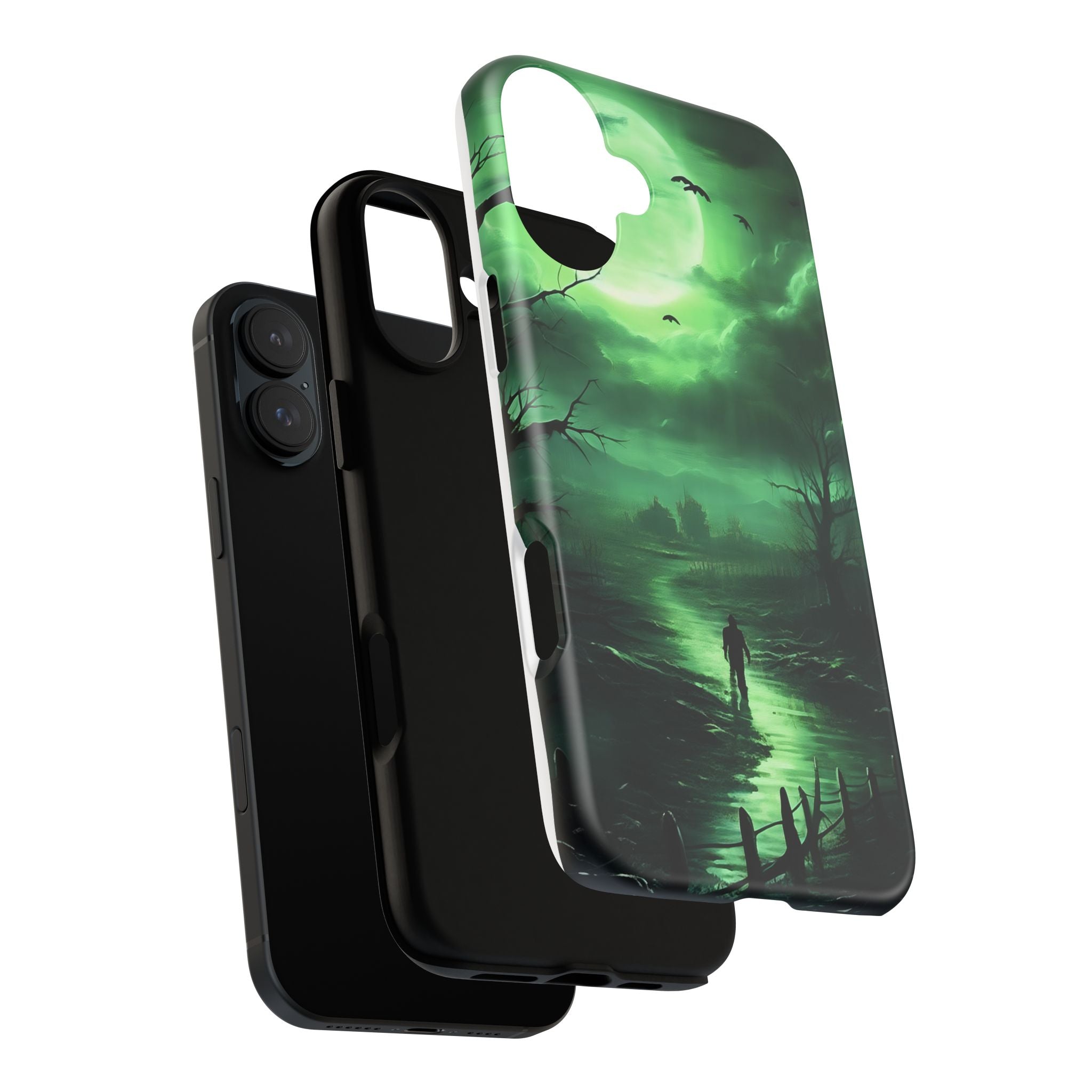 Swamp Moon Gothic iPhone Case - Hexagon Stone