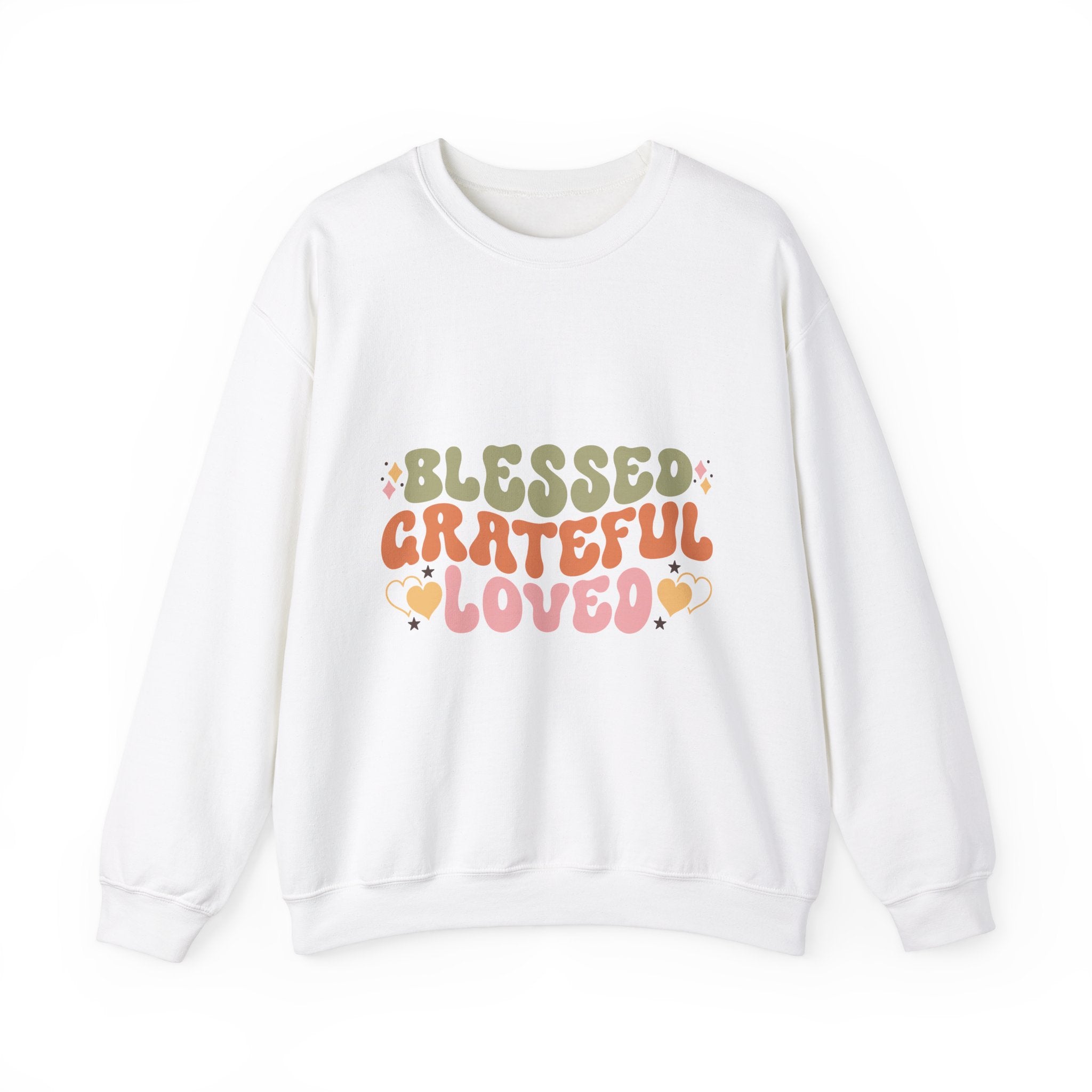 Blessed Grateful Loved Thanksgiving Sweatshirt