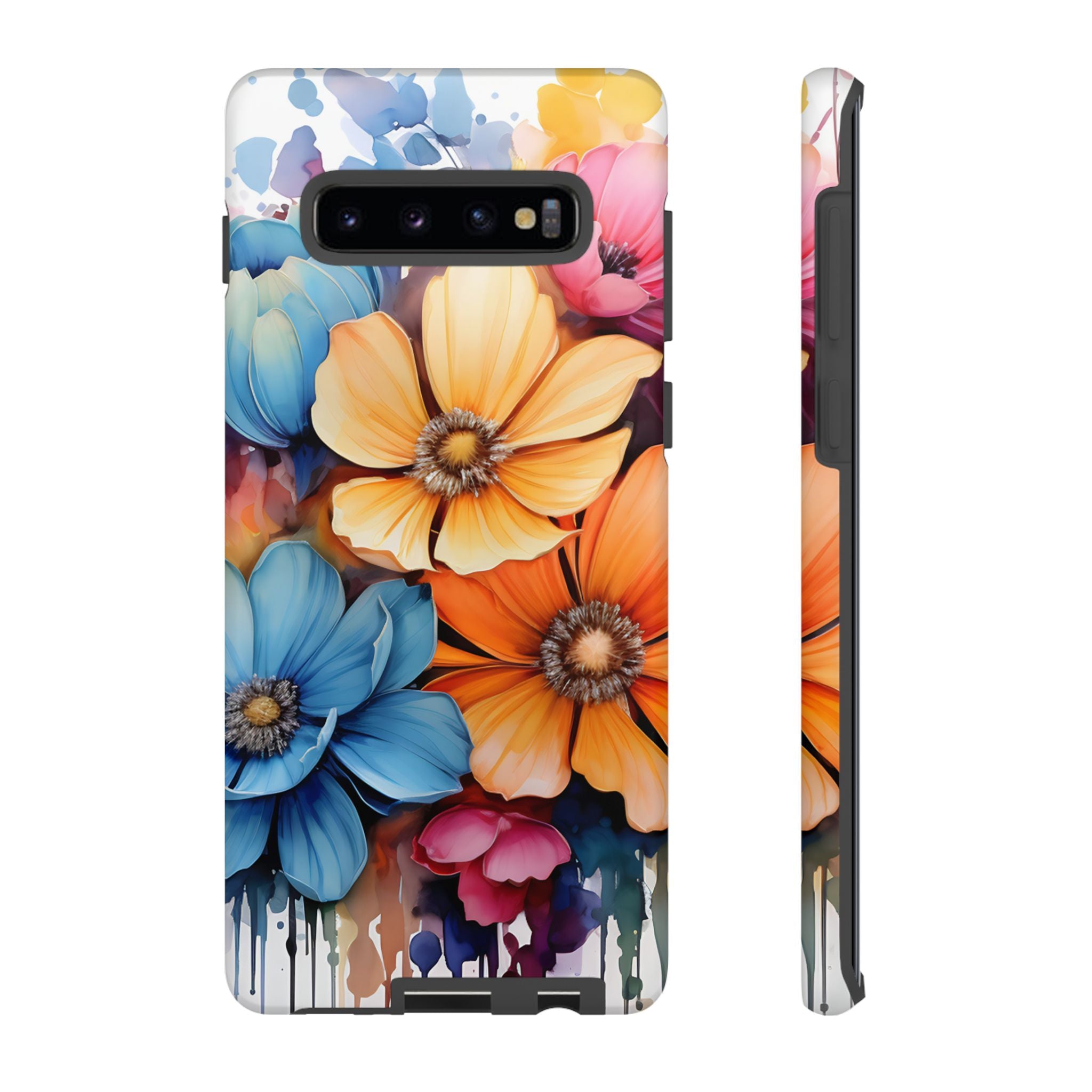 Vibrant Floral Watercolor Samsung Case