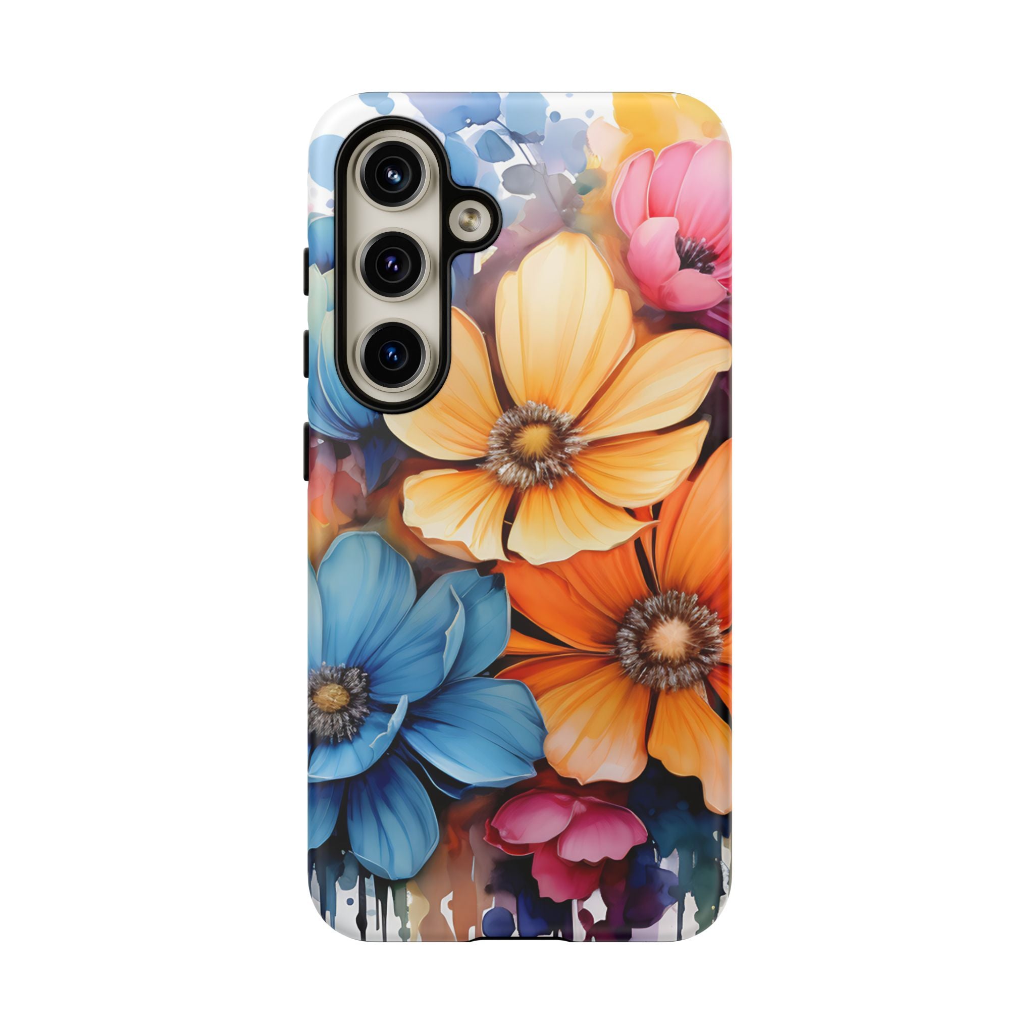 Vibrant Floral Watercolor Samsung Case