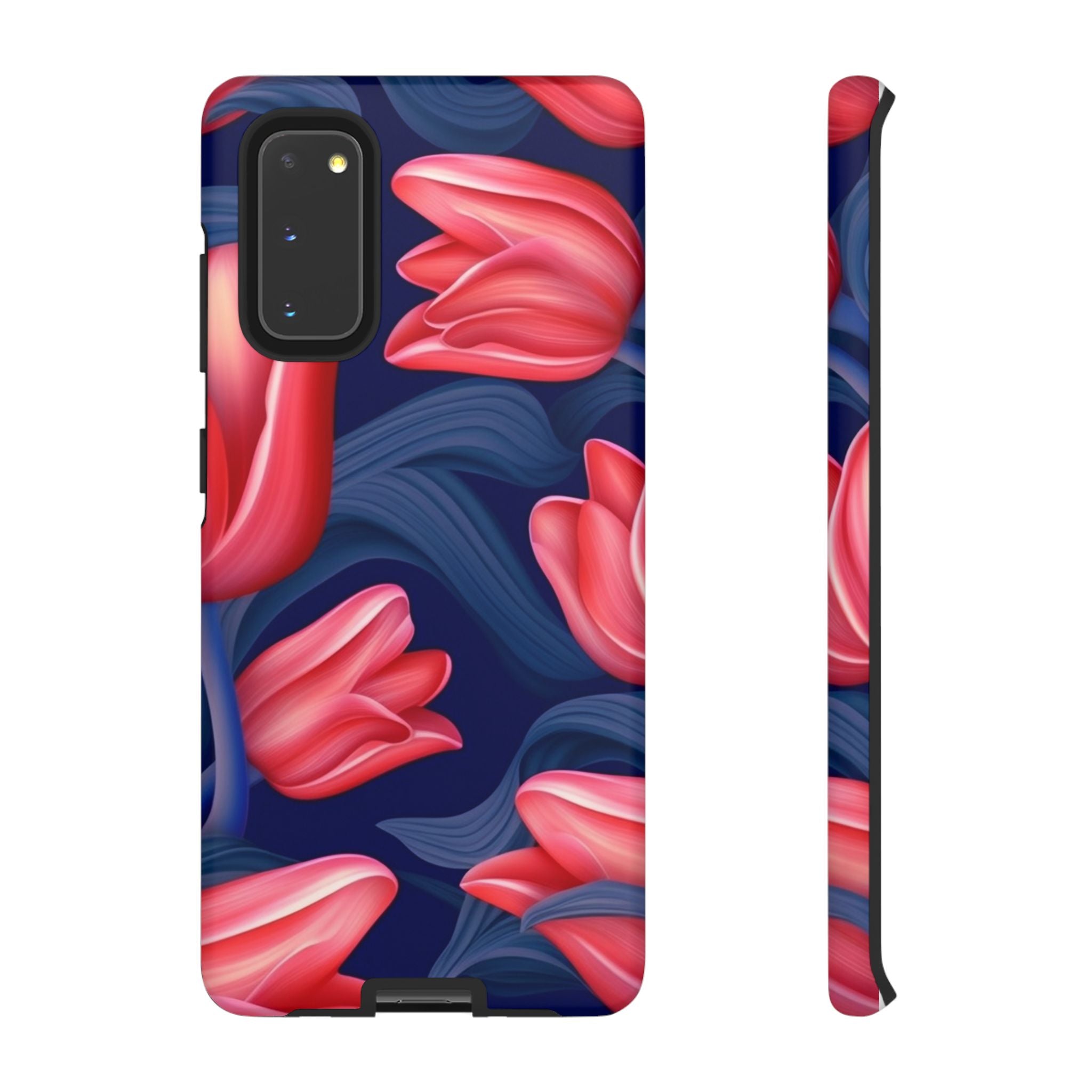 Red Tulip Samsung Case - Elegant Phone Cover