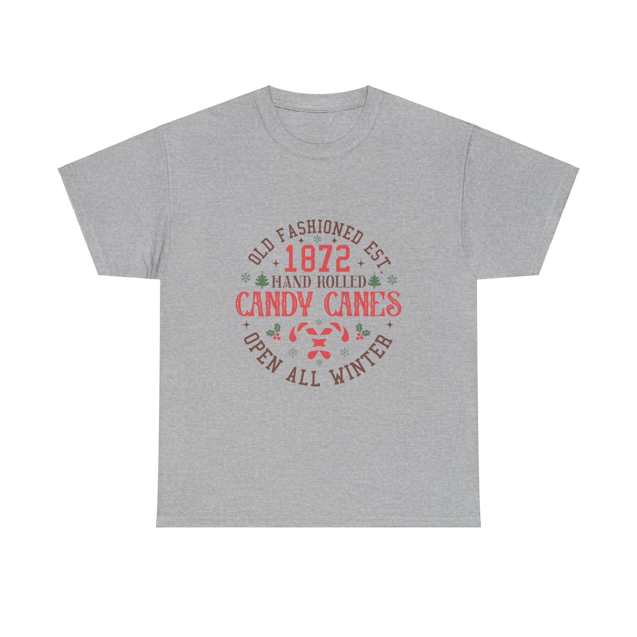 Old Fashioned Candy Canes 1872 Xmas Tee