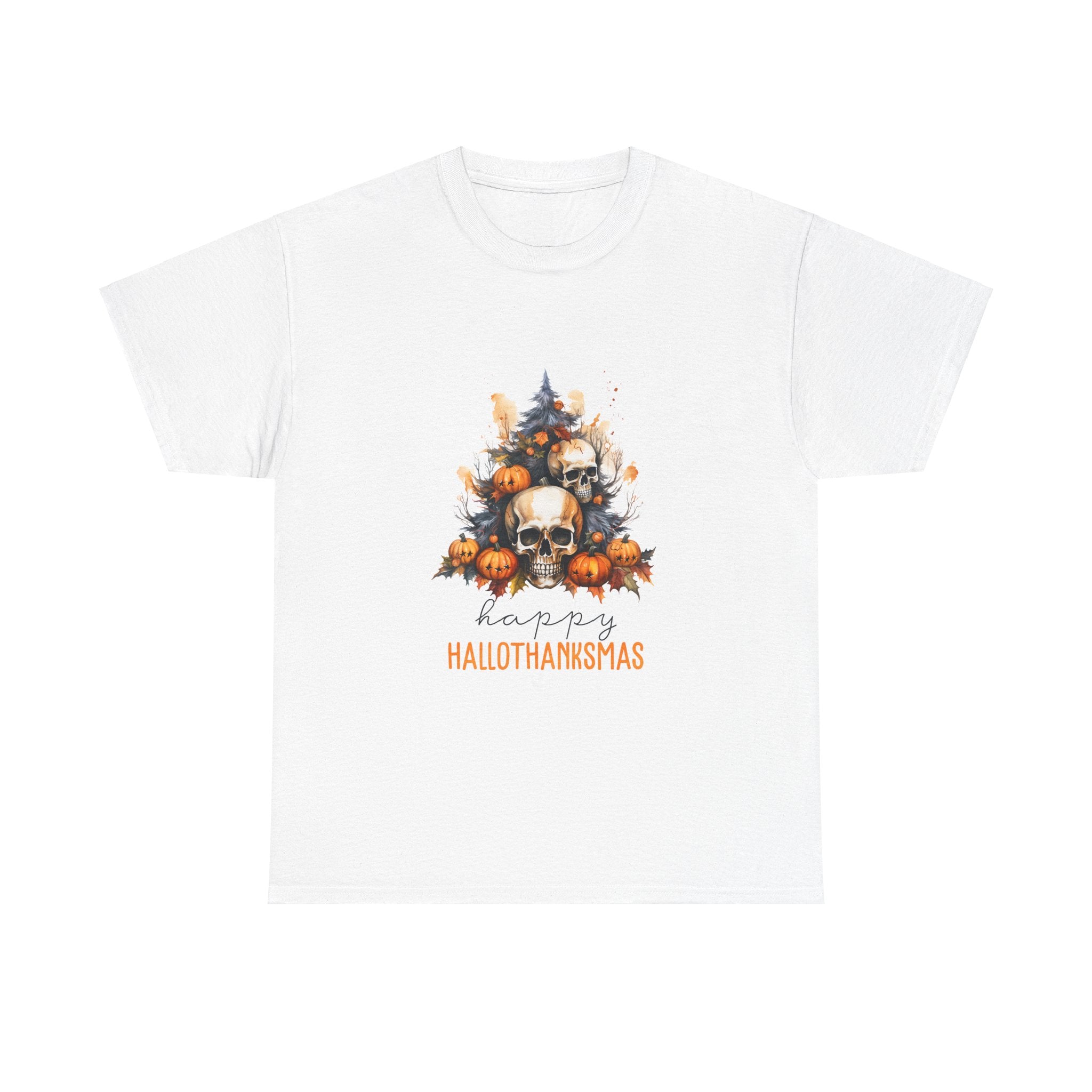 Hallothanksmas Skull Pumpkin Tee