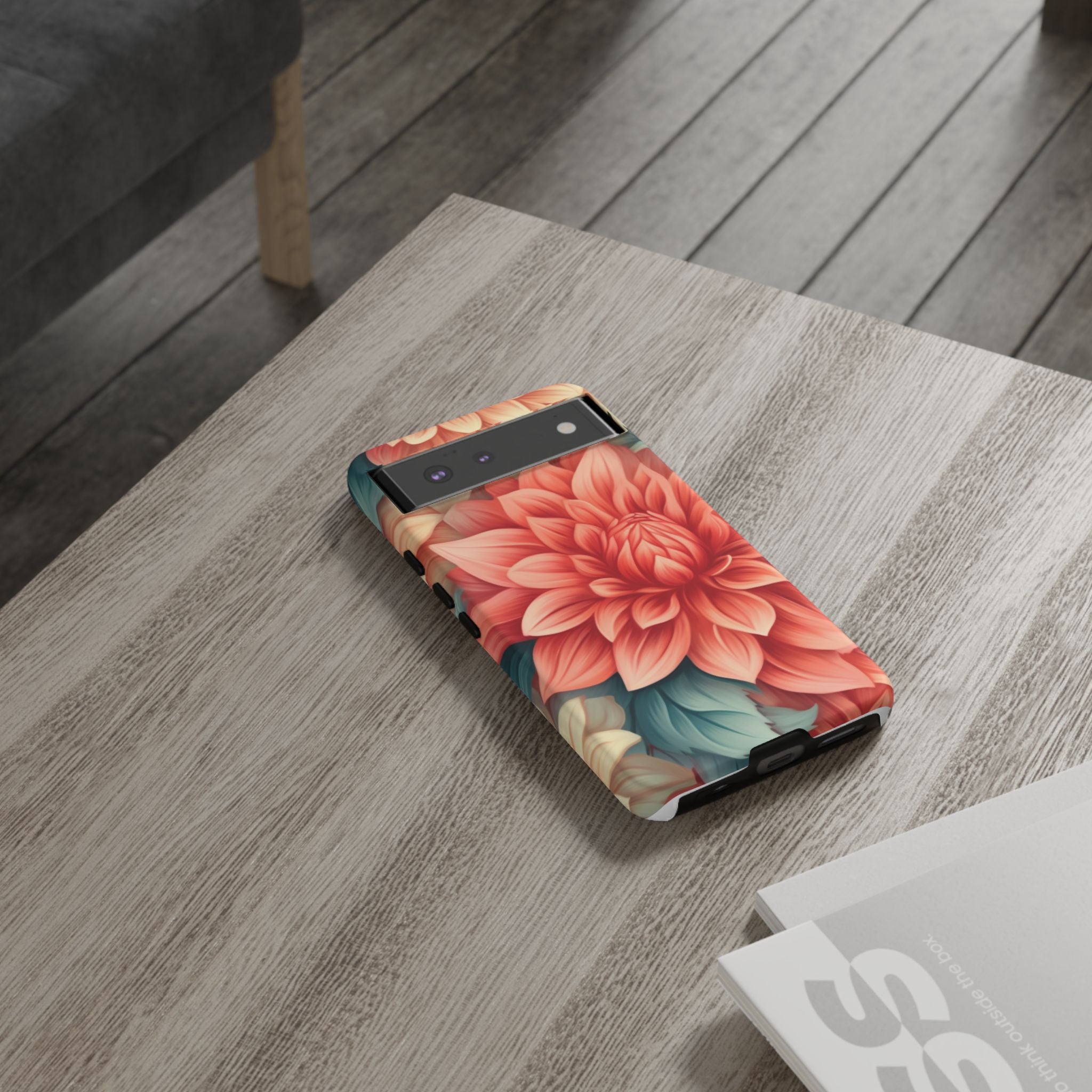 Coral Dahlia Google Pixel Case (All Models)