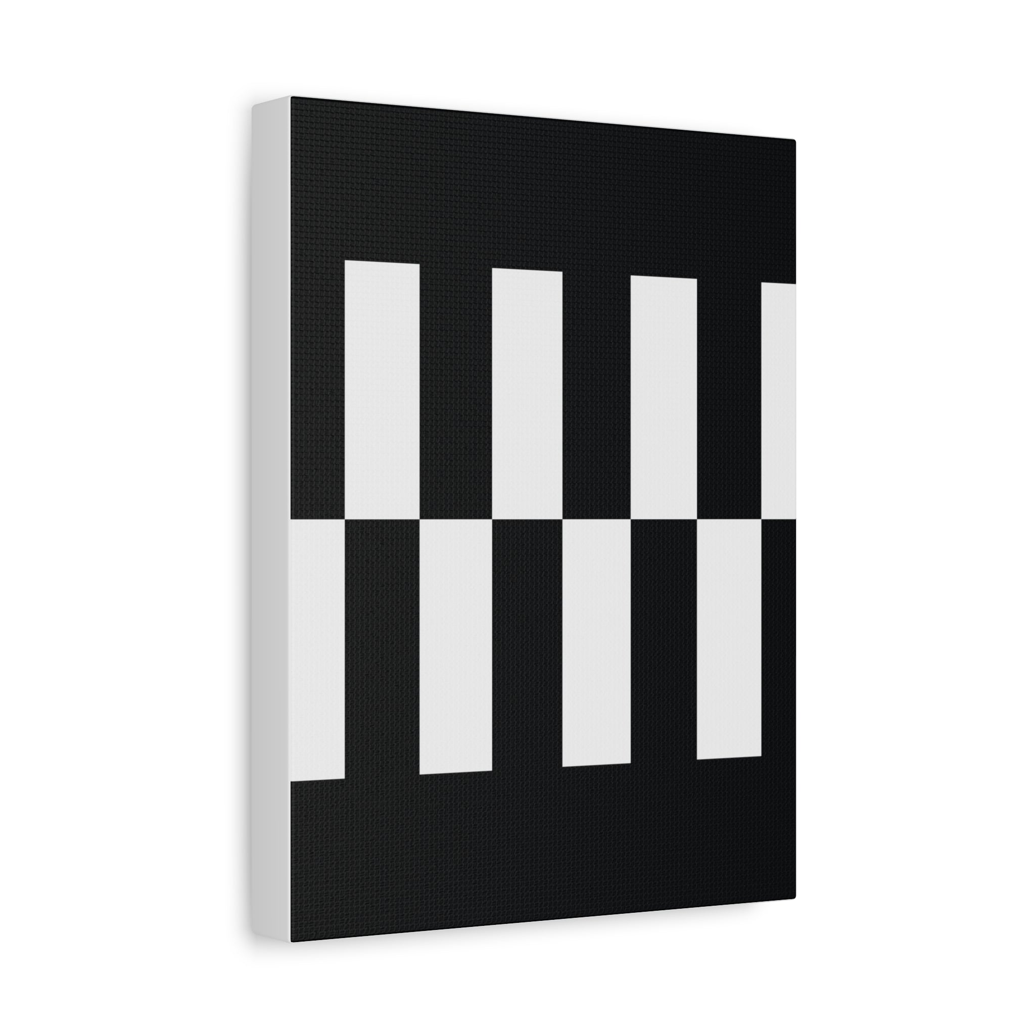 Classic Checkerboard Matte Canvas Art