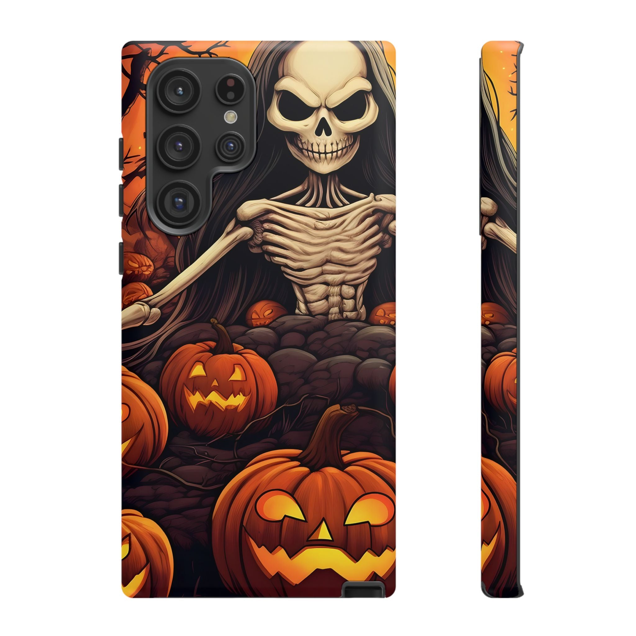 Spooky Skeleton Halloween Samsung Case