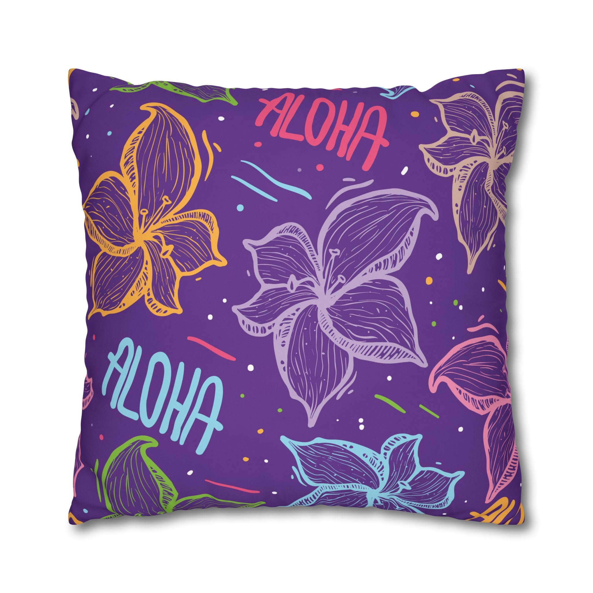 Aloha Lily Pillowcase - Tropical Floral