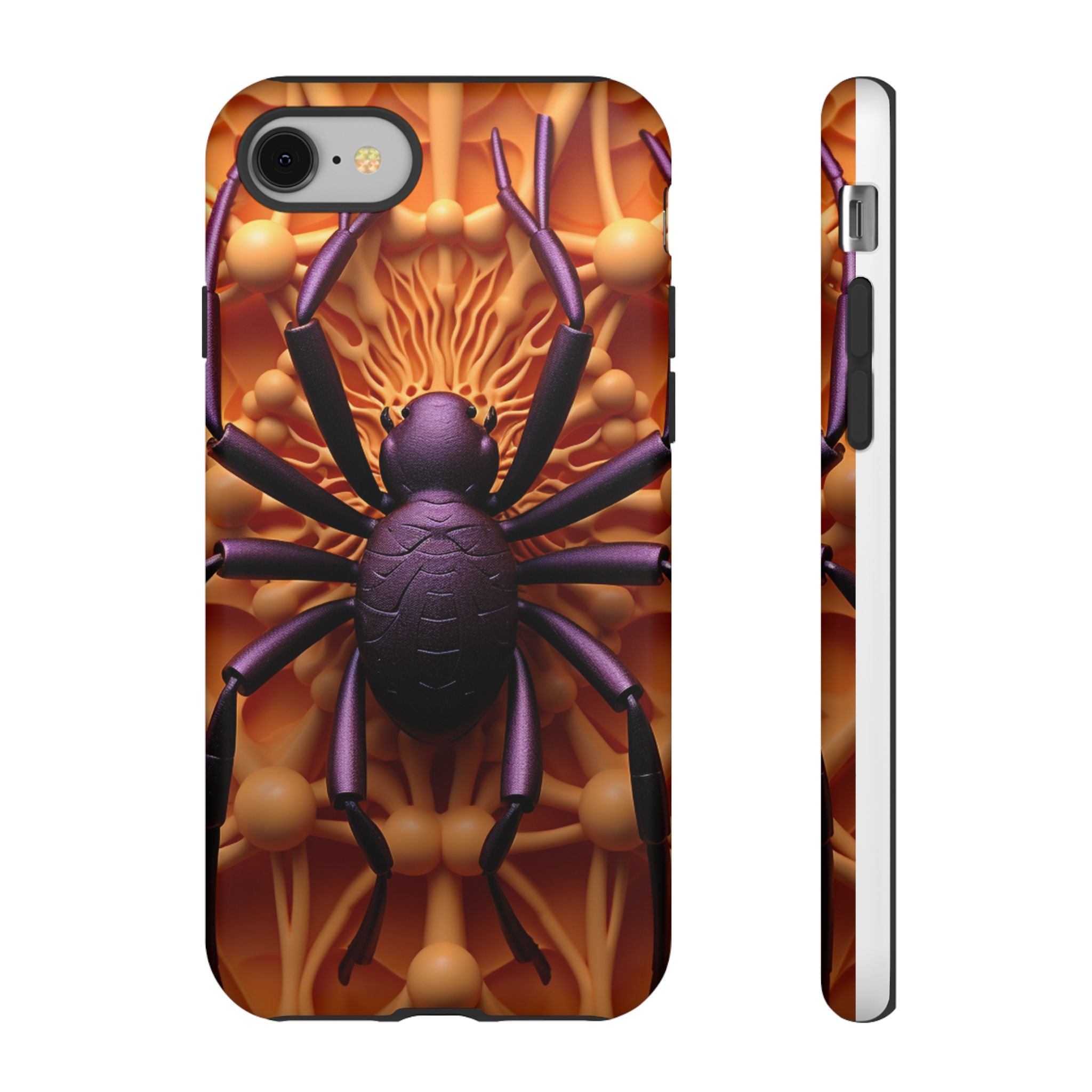 Metallic Spider Hexagon iPhone Case