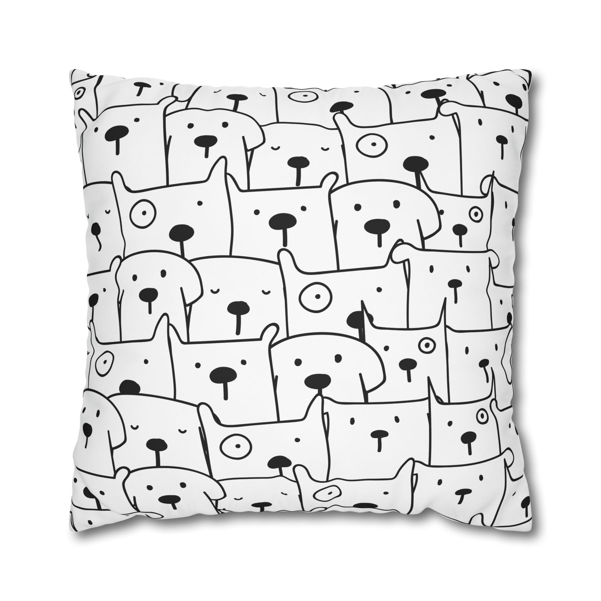 Cute Cartoon Dog Pillowcase - Puppy Party