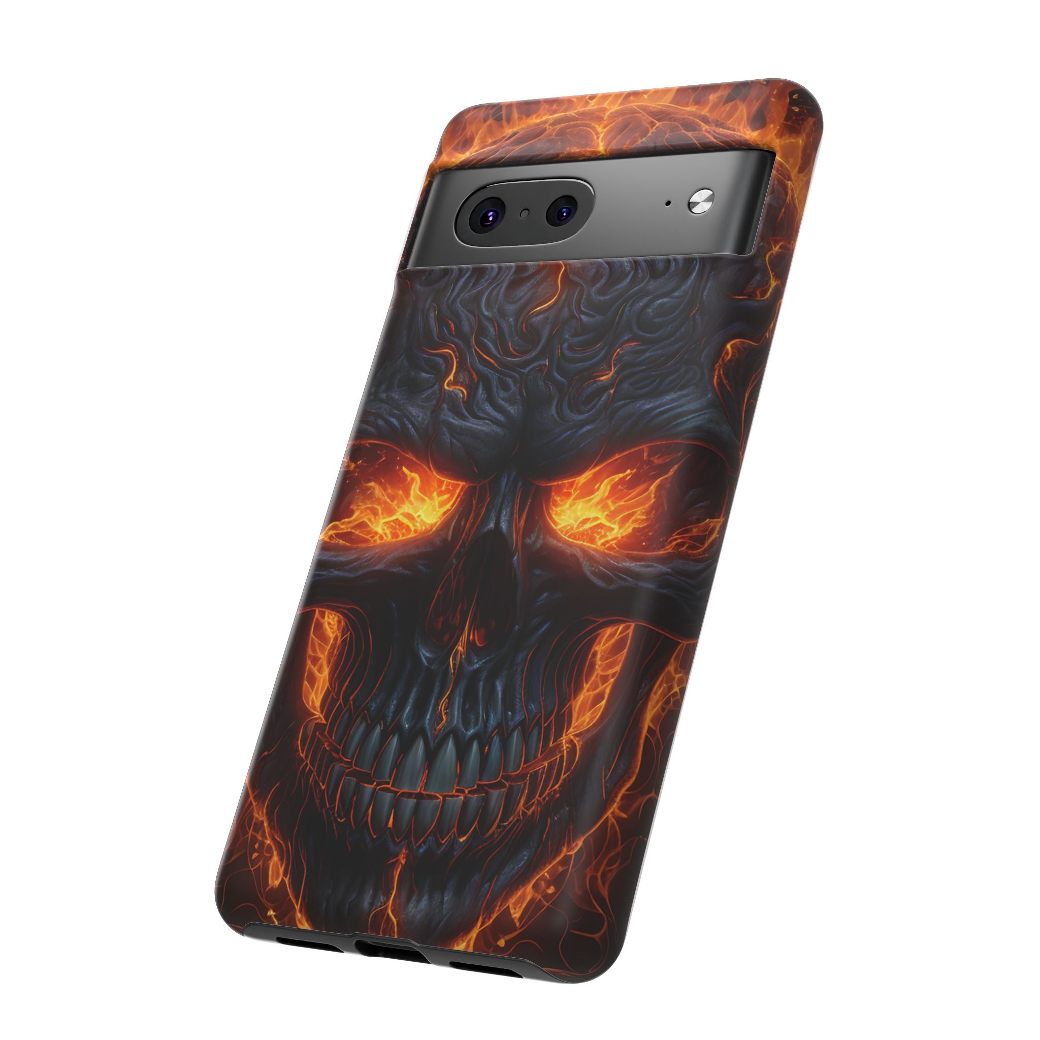 Fiery Skull Google Pixel Case (All Models)