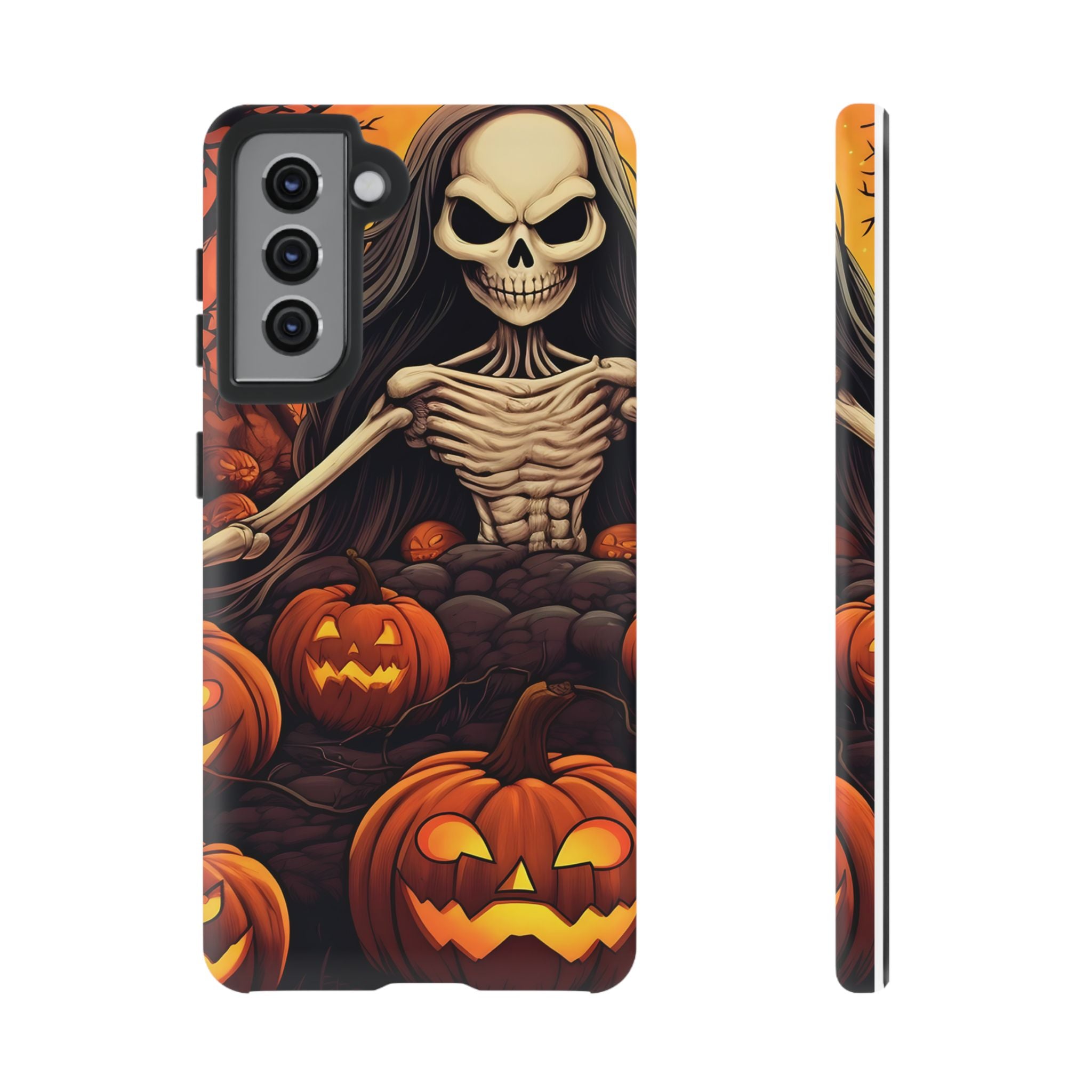 Spooky Skeleton Halloween Samsung Case