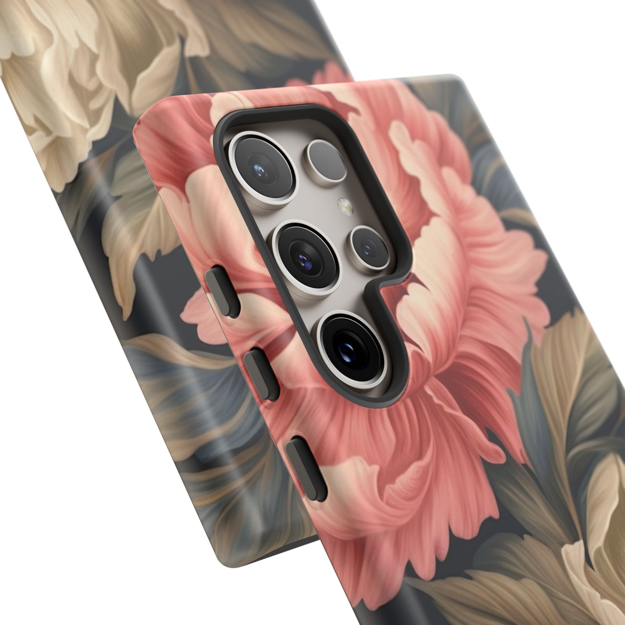 Blush Peony Floral Samsung Phone Case