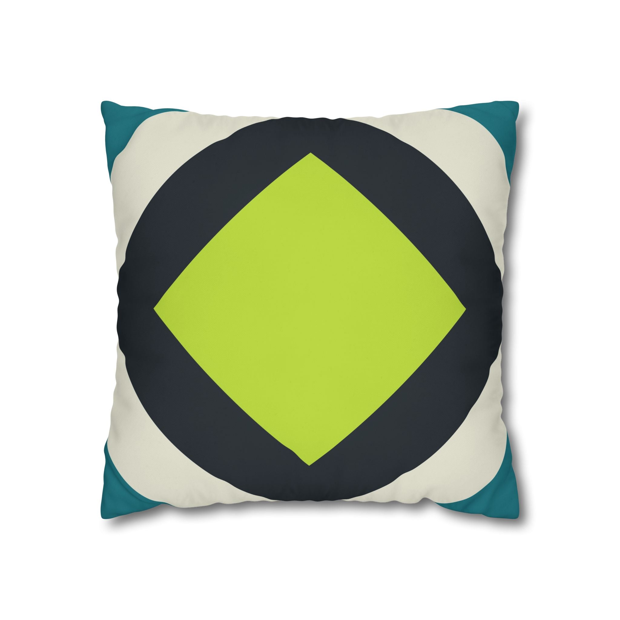 Geometric Diamond Pillowcase - Modern Art