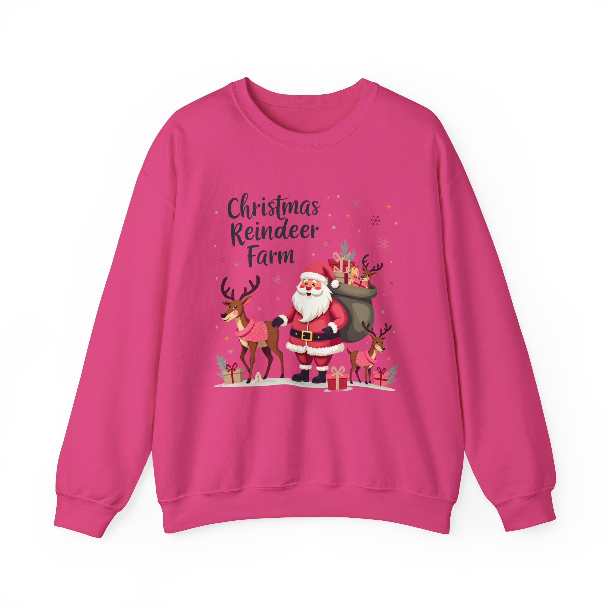 Christmas Reindeer Farm Sweatshirt