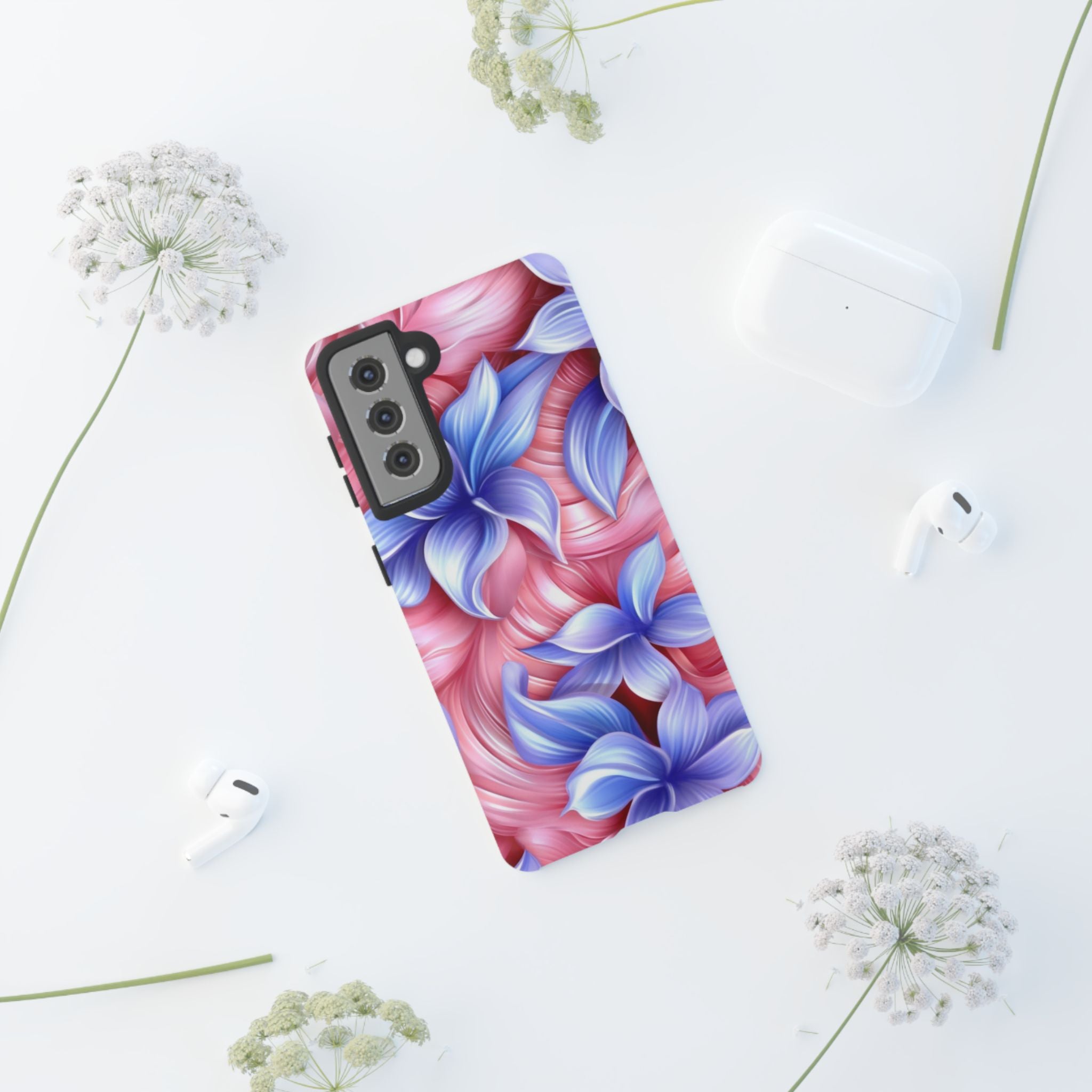 Dreamy Pink Floral Samsung Case