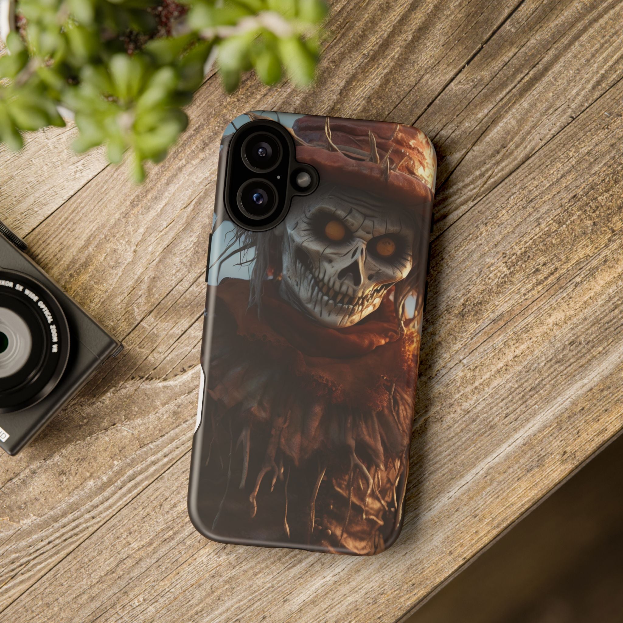 Creepy Scarecrow Hexagon iPhone Case