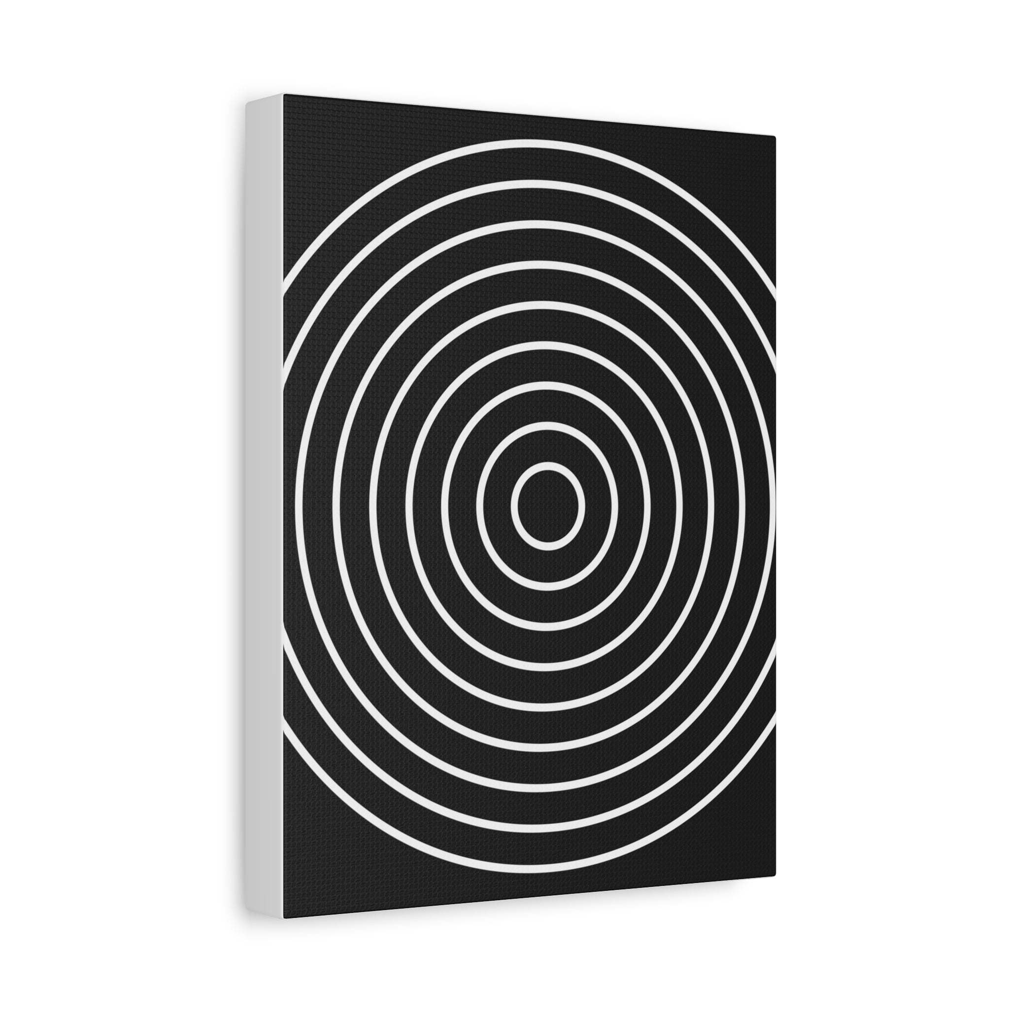 Abstract Concentric Circles Canvas Art