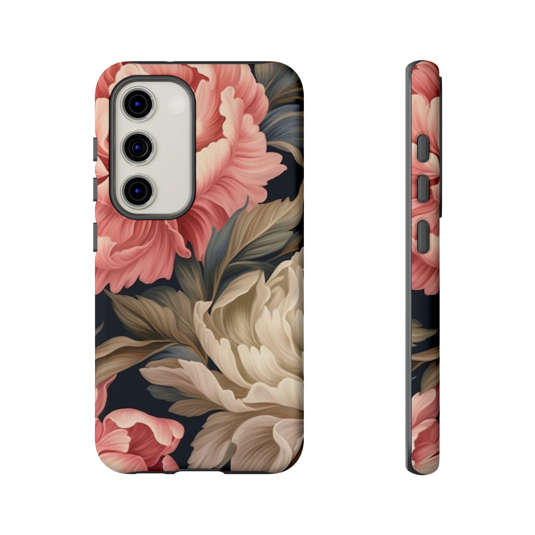 Blush Peony Floral Samsung Phone Case