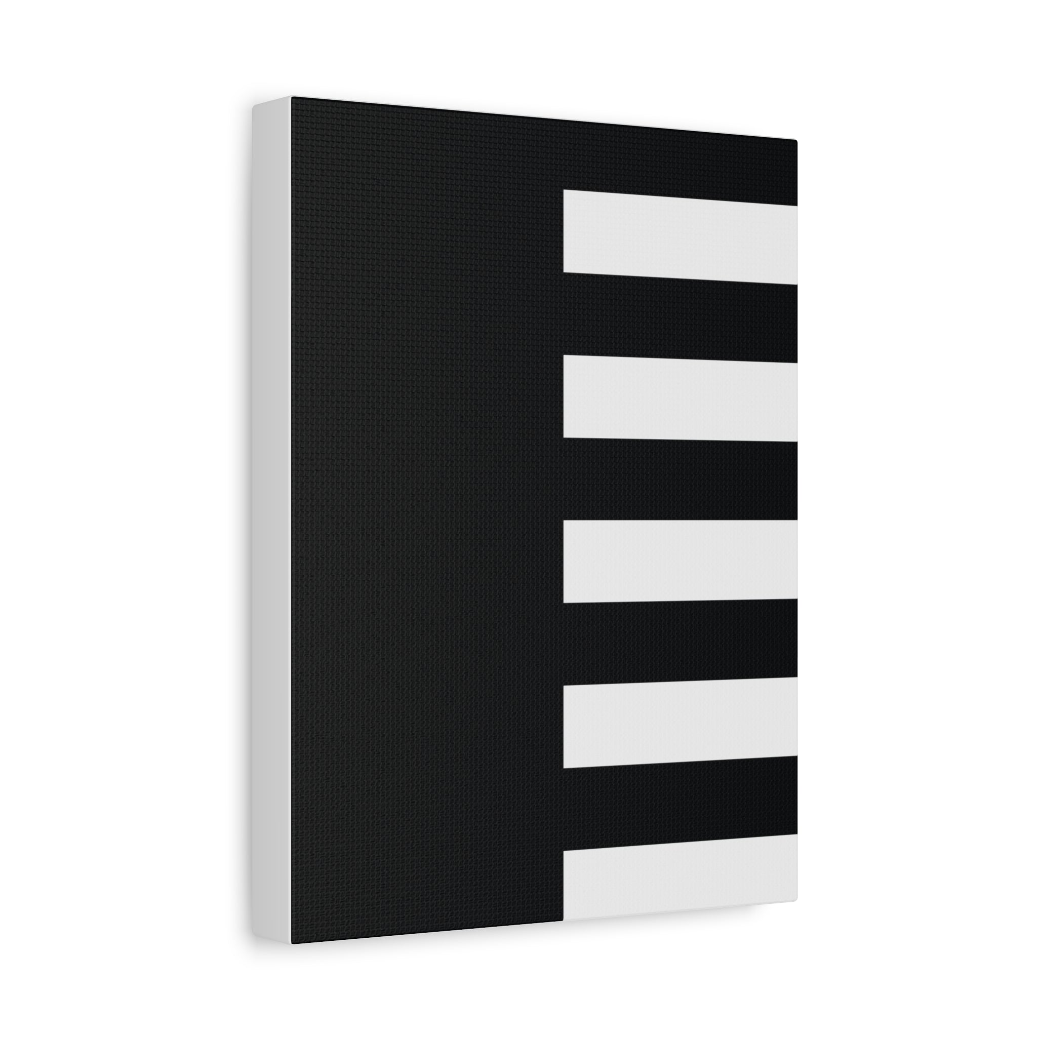 Abstract Minimalist Black & White Canvas Art