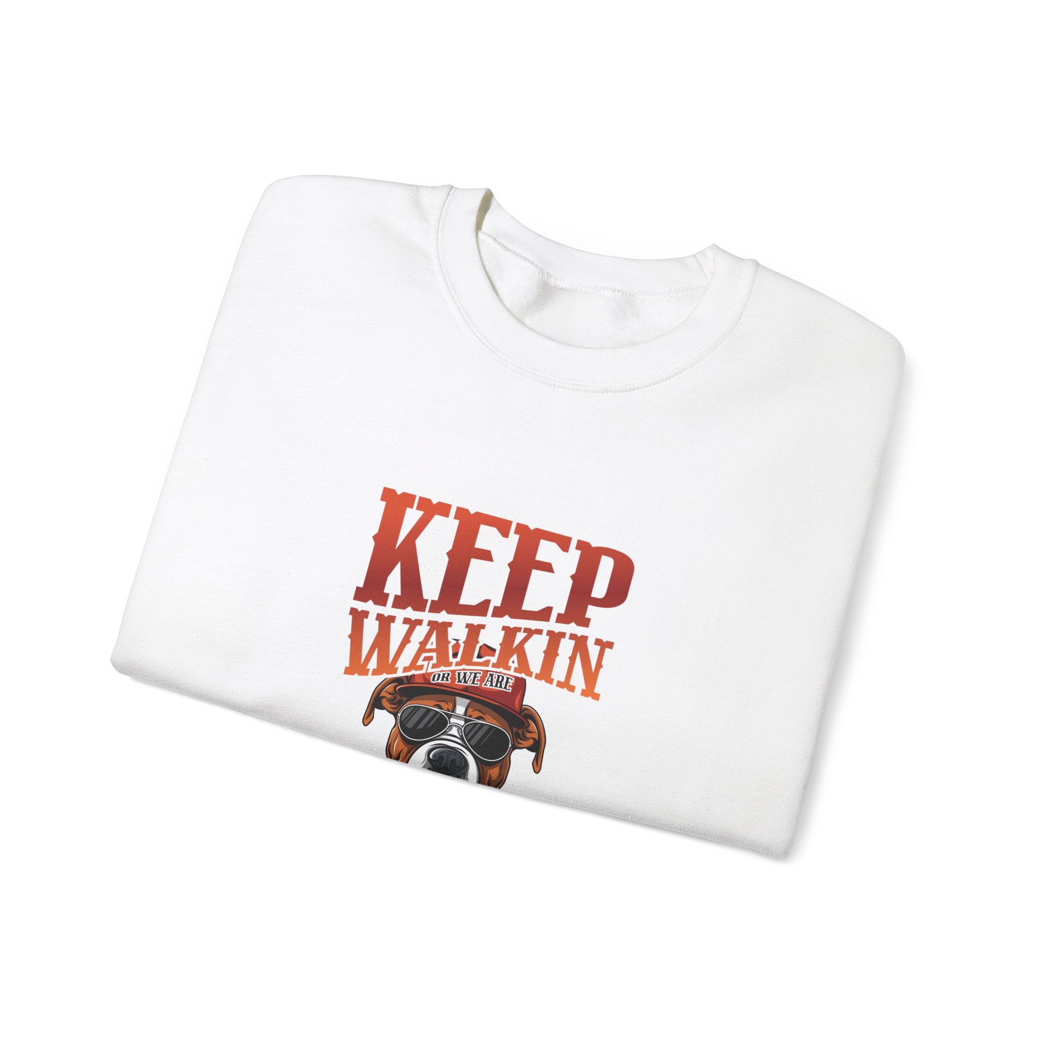 Keep Walkin' Bulldog Hip-Hop Sweatshirt