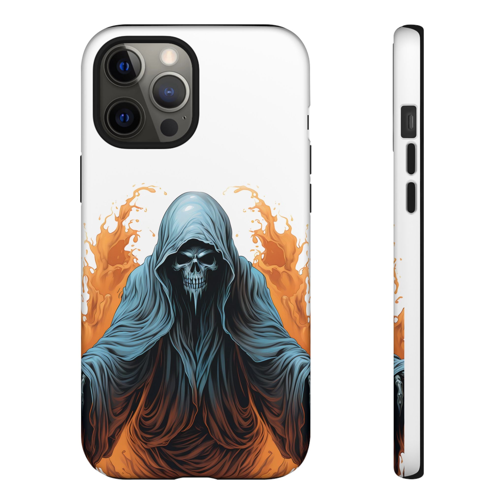 Grim Reaper Hexagon Stone iPhone Case