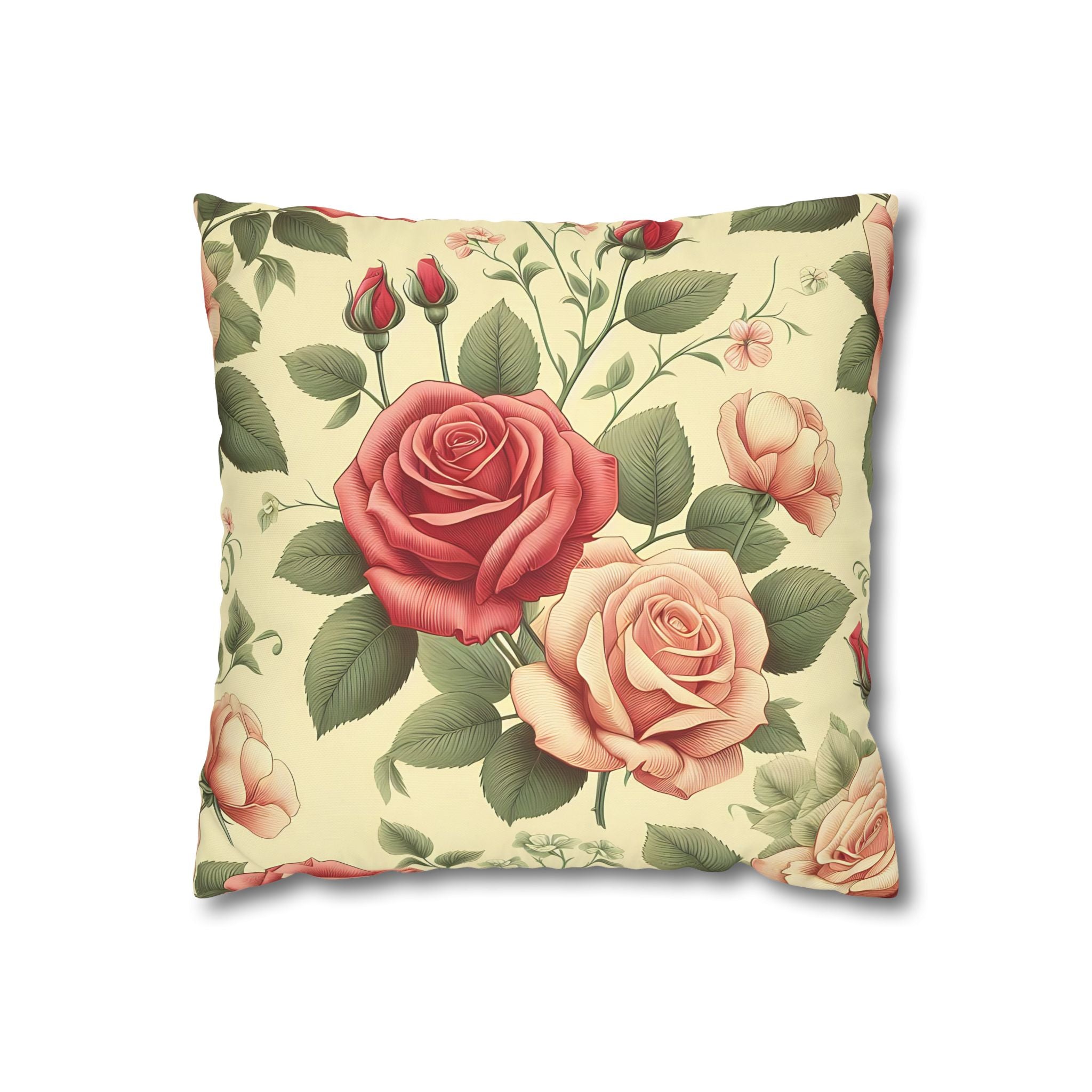 Vintage Rose Pillowcase - Floral Charm