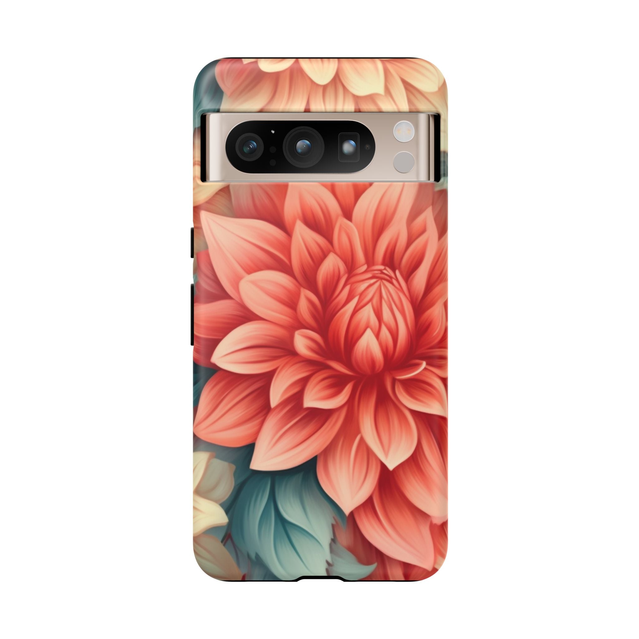 Coral Dahlia Google Pixel Case (All Models)