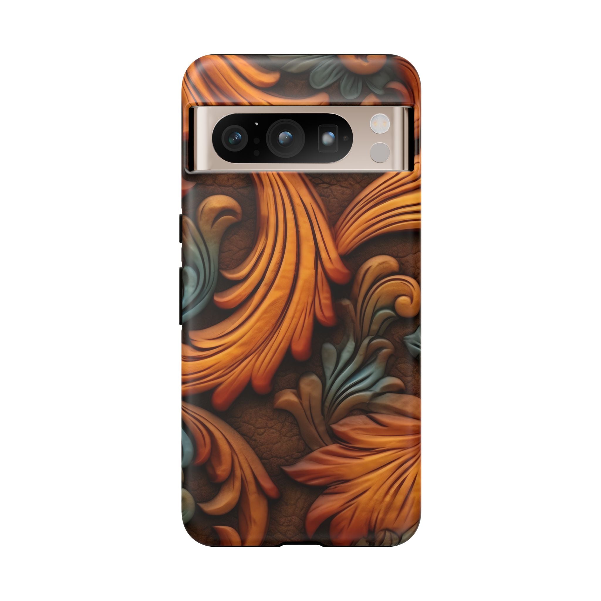 Baroque Copper Google Pixel Case (All Models) - Luxury Design