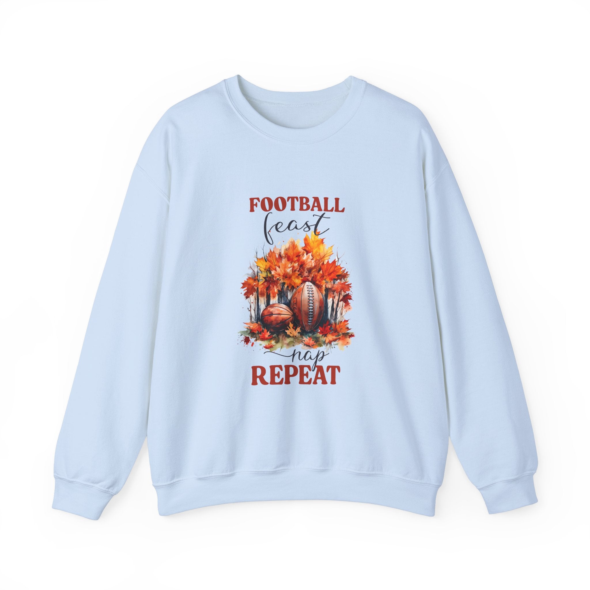 Autumn Football Feast Nap Repeat Sweatshirt