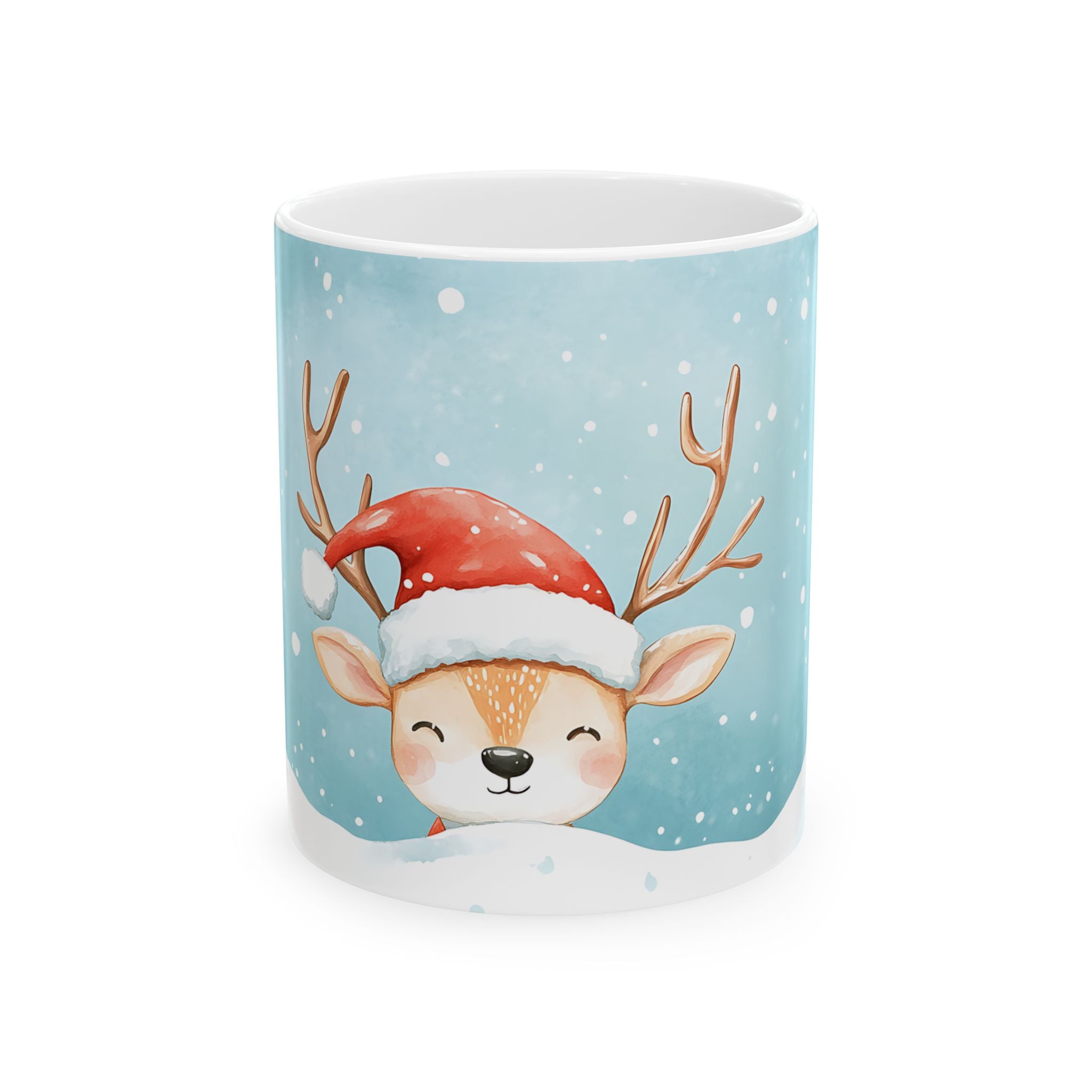 Cozy Reindeer Christmas Mug