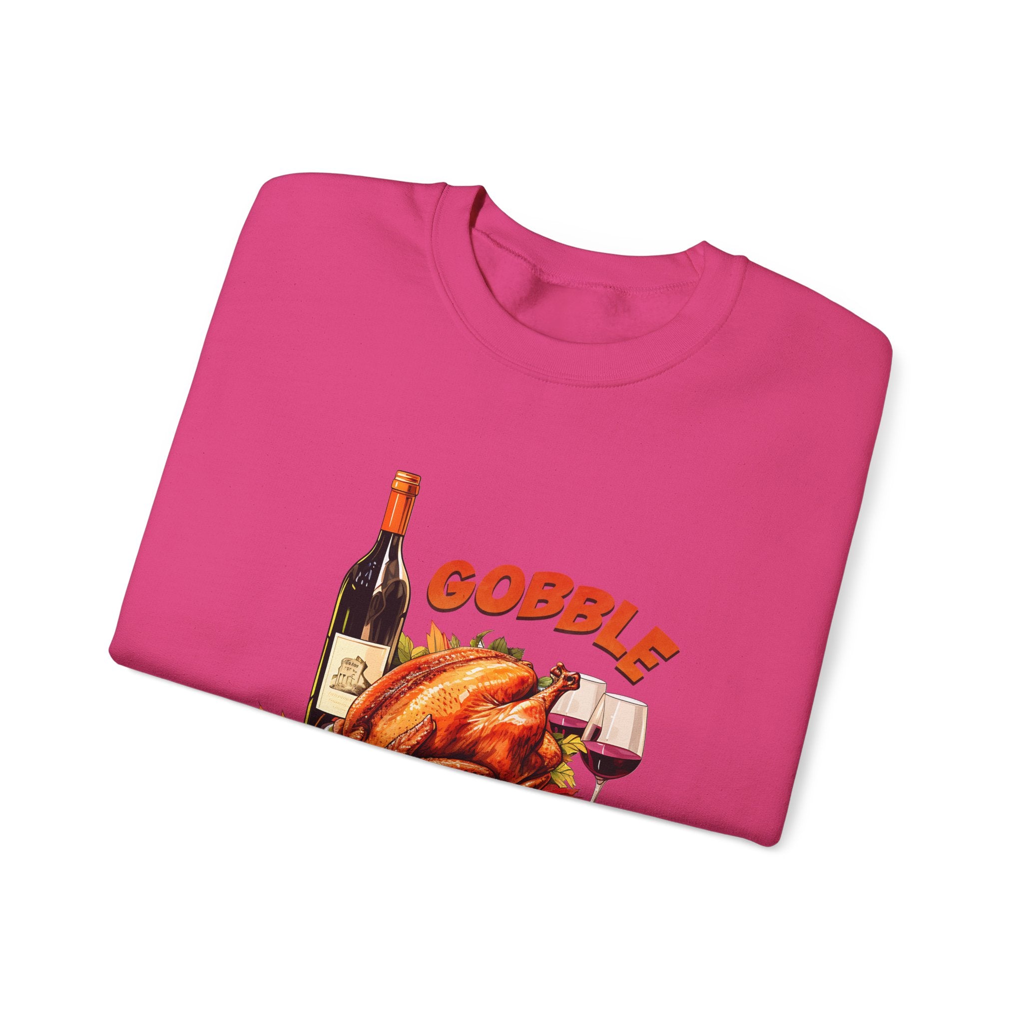 Gobble 'Til You Wobble Thanksgiving Sweatshirt