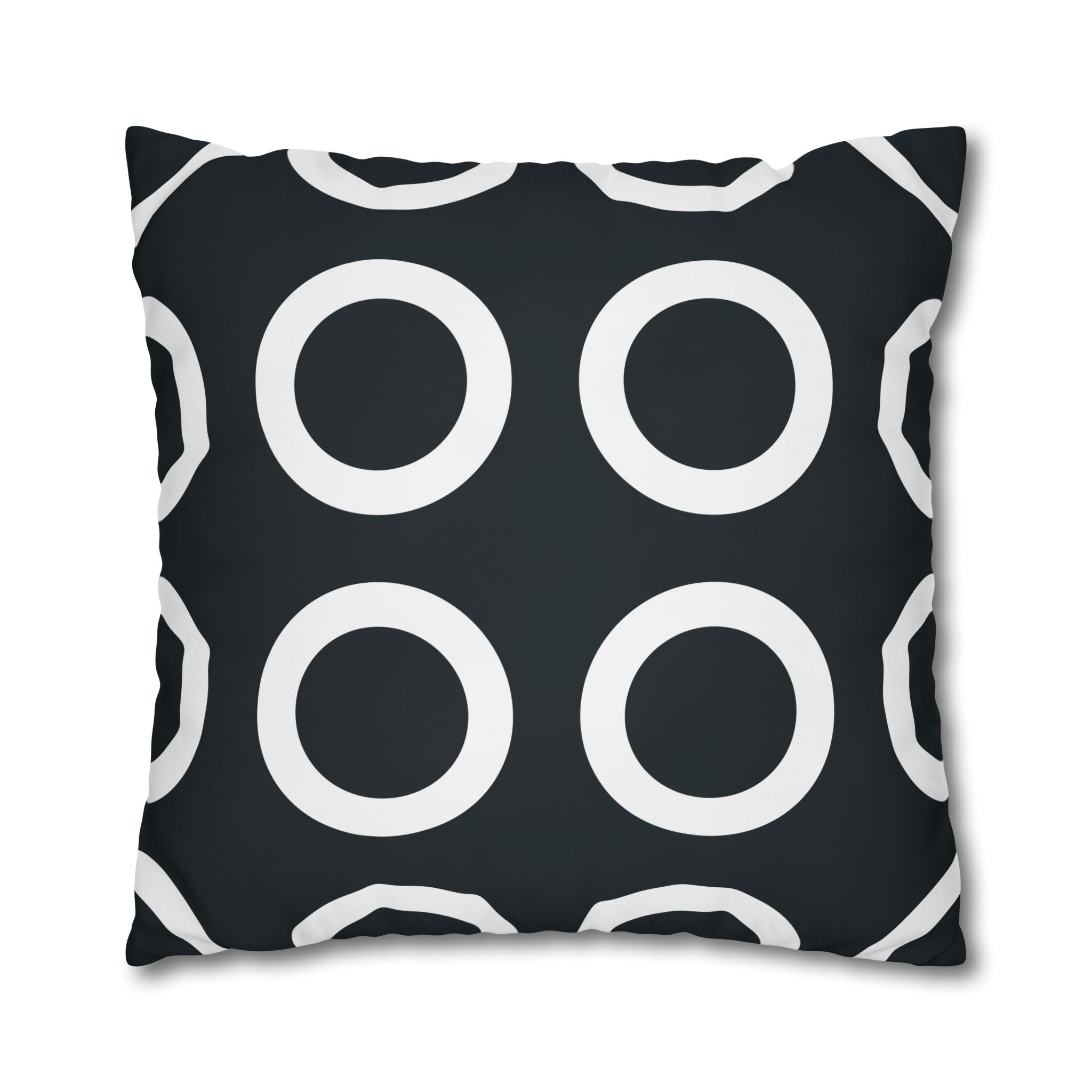 Navy Blue & White Dot Pillowcase