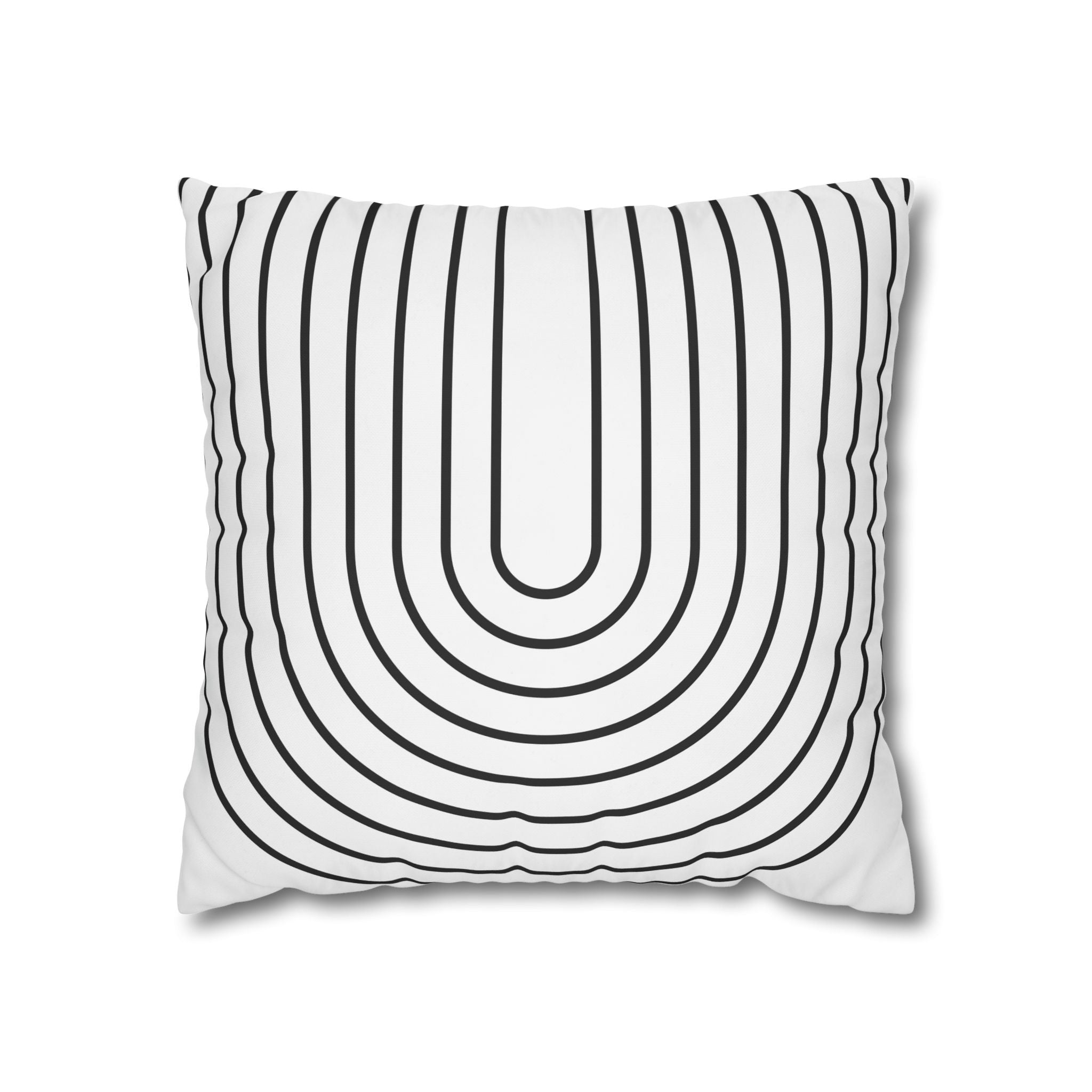 Abstract U-Shape Pillowcase - Minimalist Design