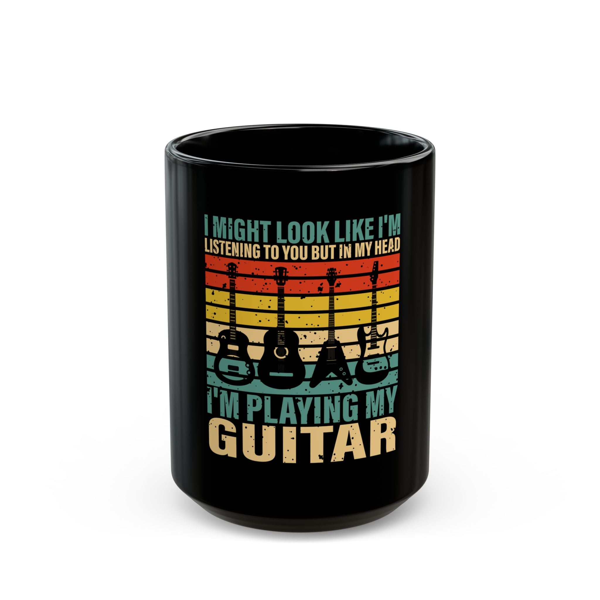 Guitar Lover Mug - Retro Music Gift