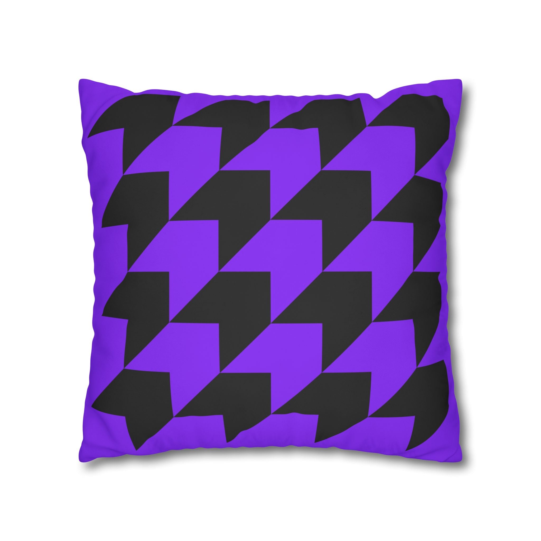 Geometric Purple Arrow Pillowcase