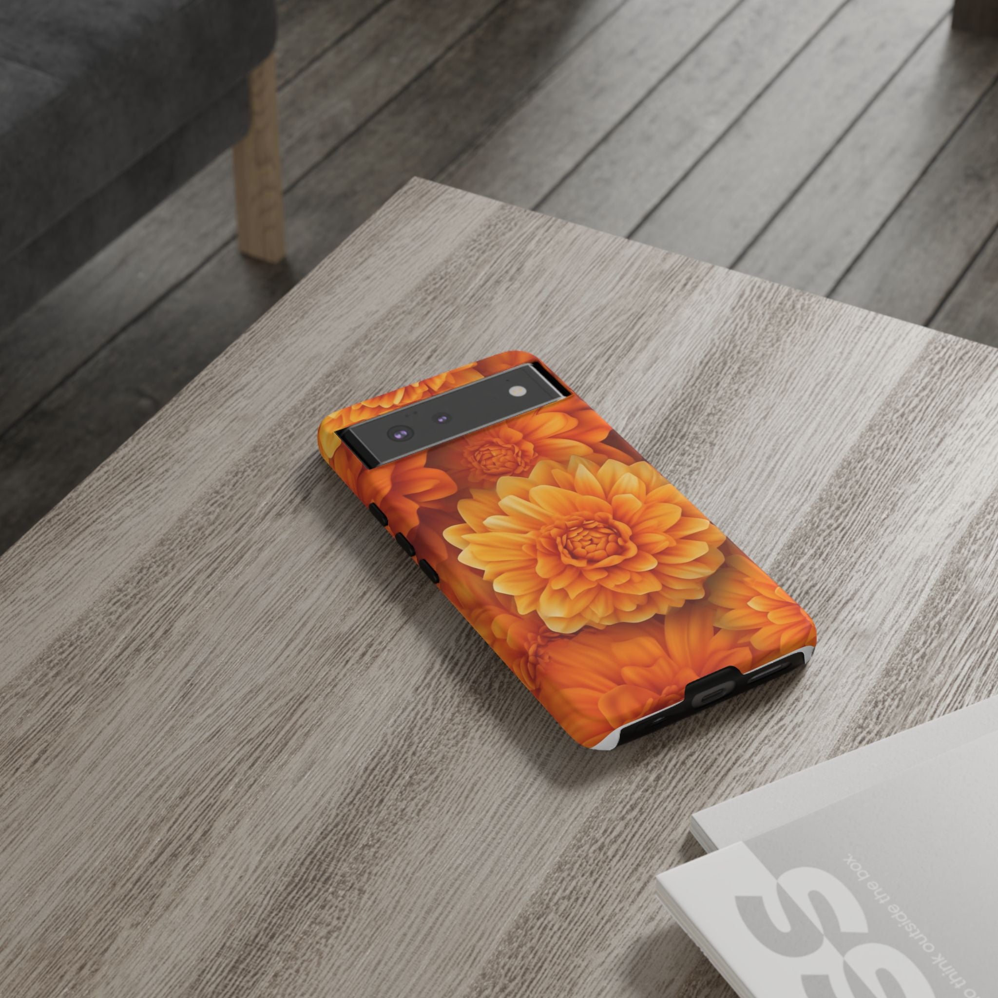 Vibrant Orange Dahlia Google Google Pixel Case (All Models)