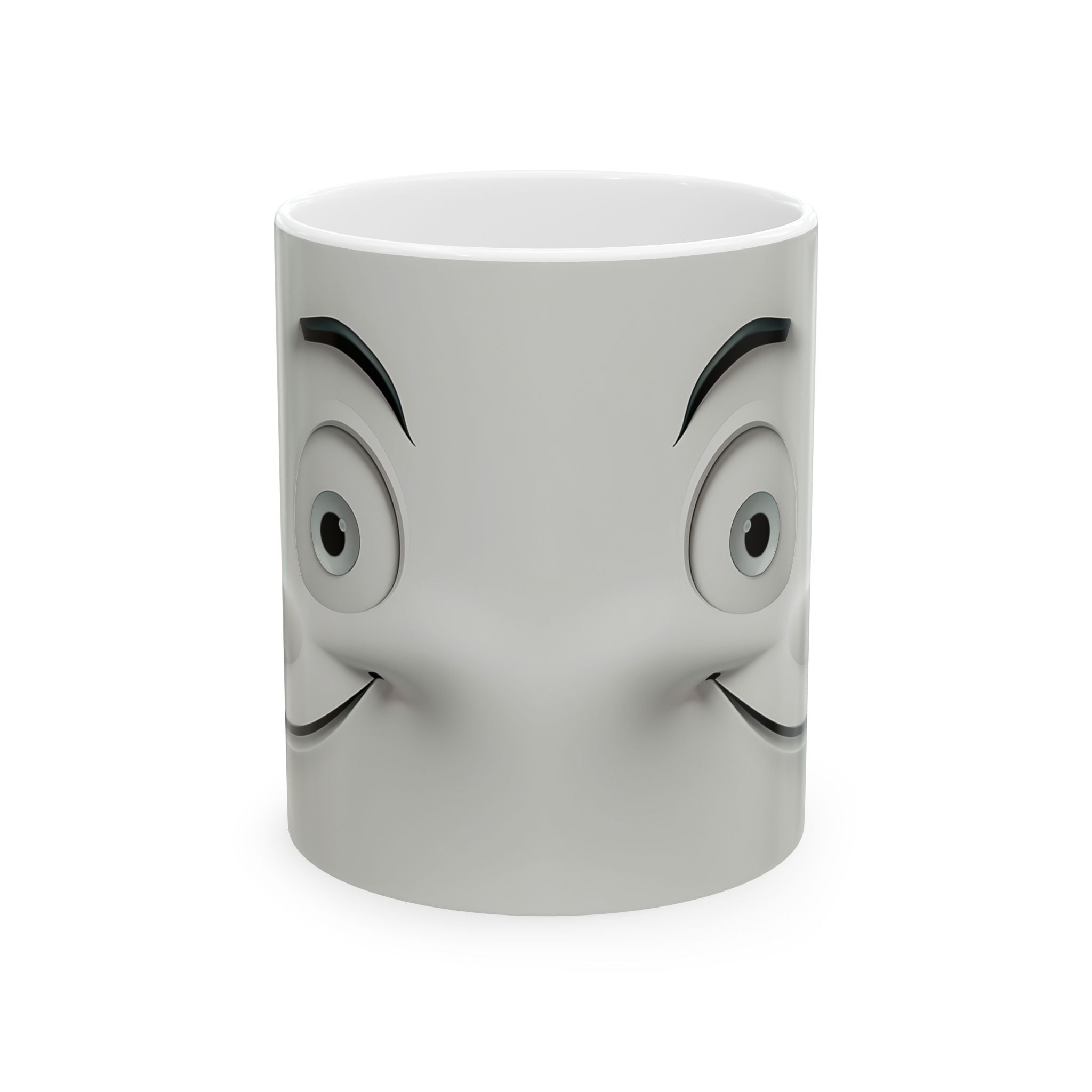 Winking Faces Mug - Cute Clay Design