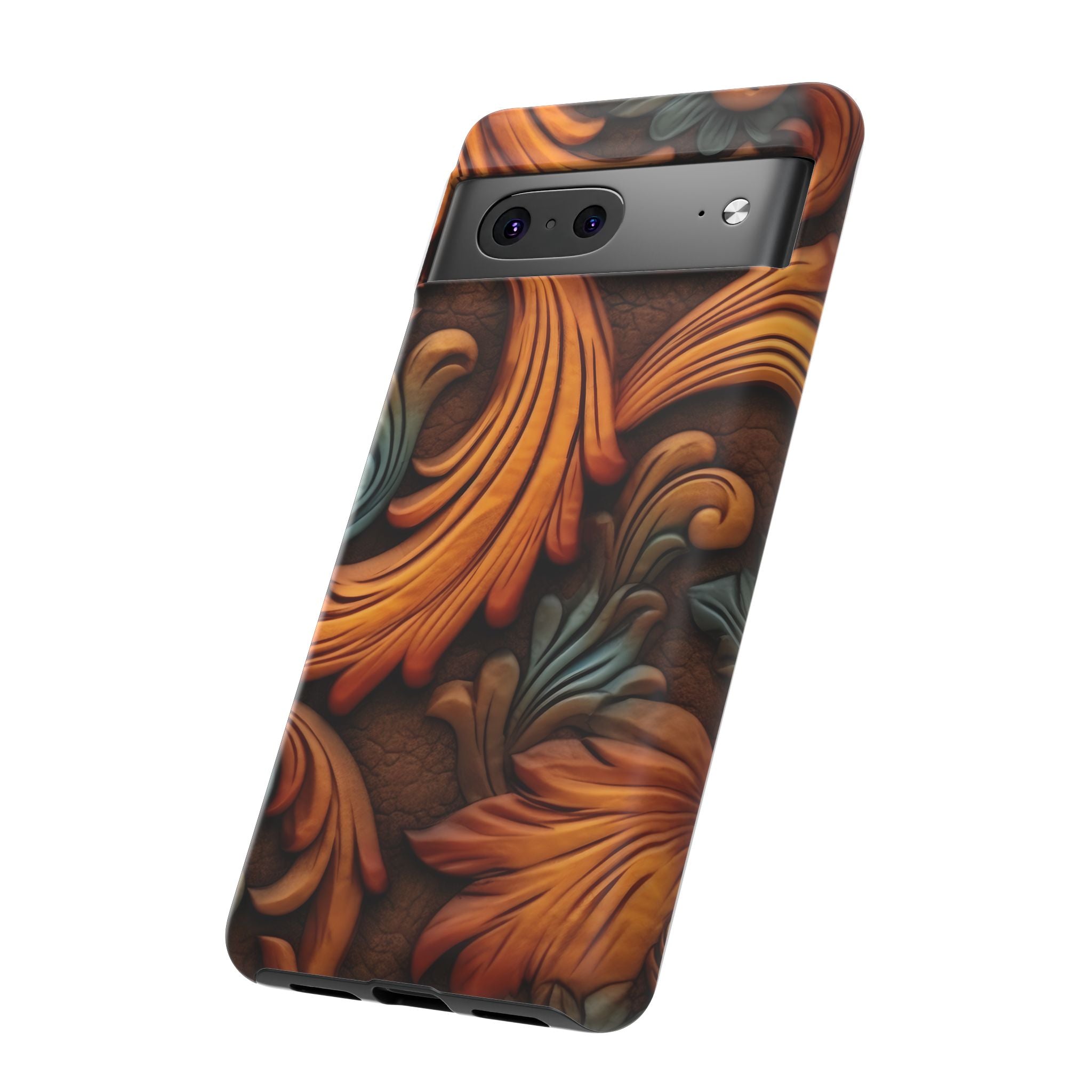 Baroque Copper Google Pixel Case (All Models) - Luxury Design