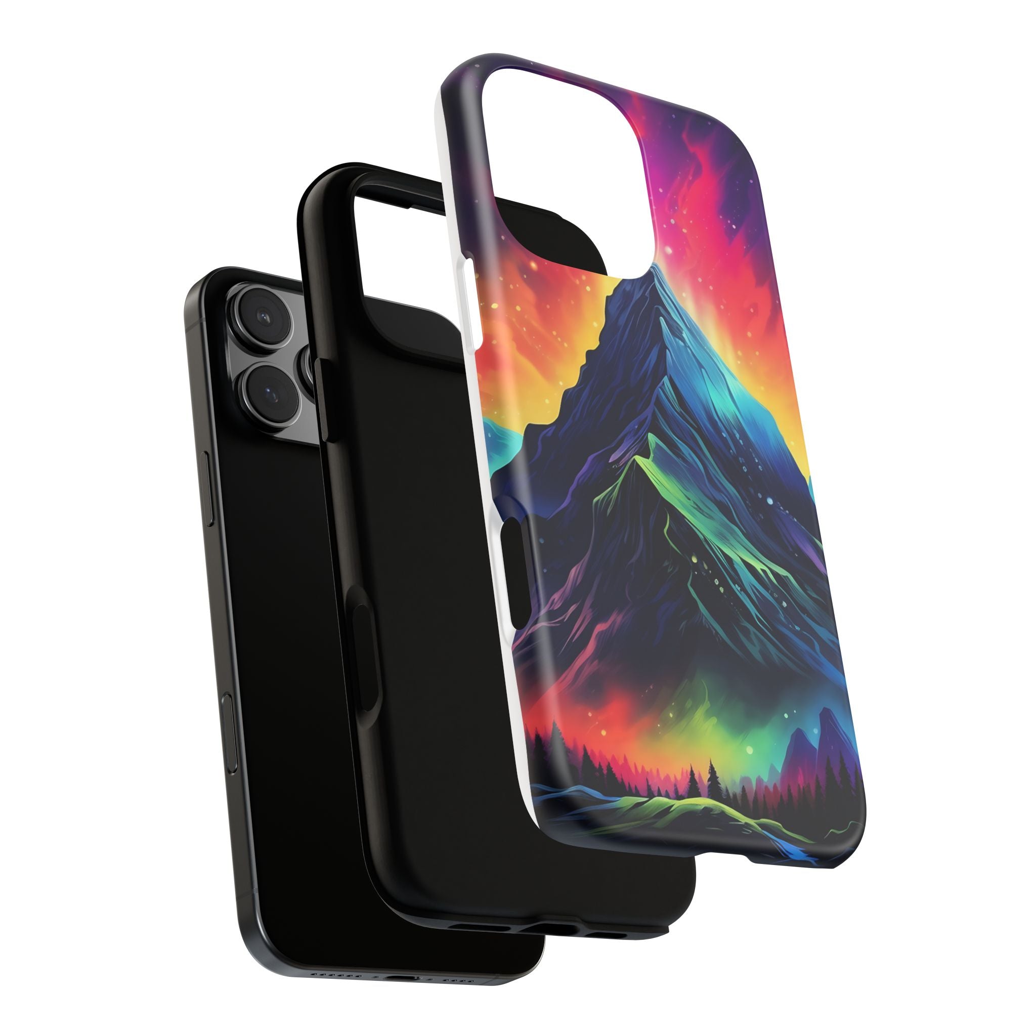 Cosmic Mountain iPhone Case - Hexagon Stone