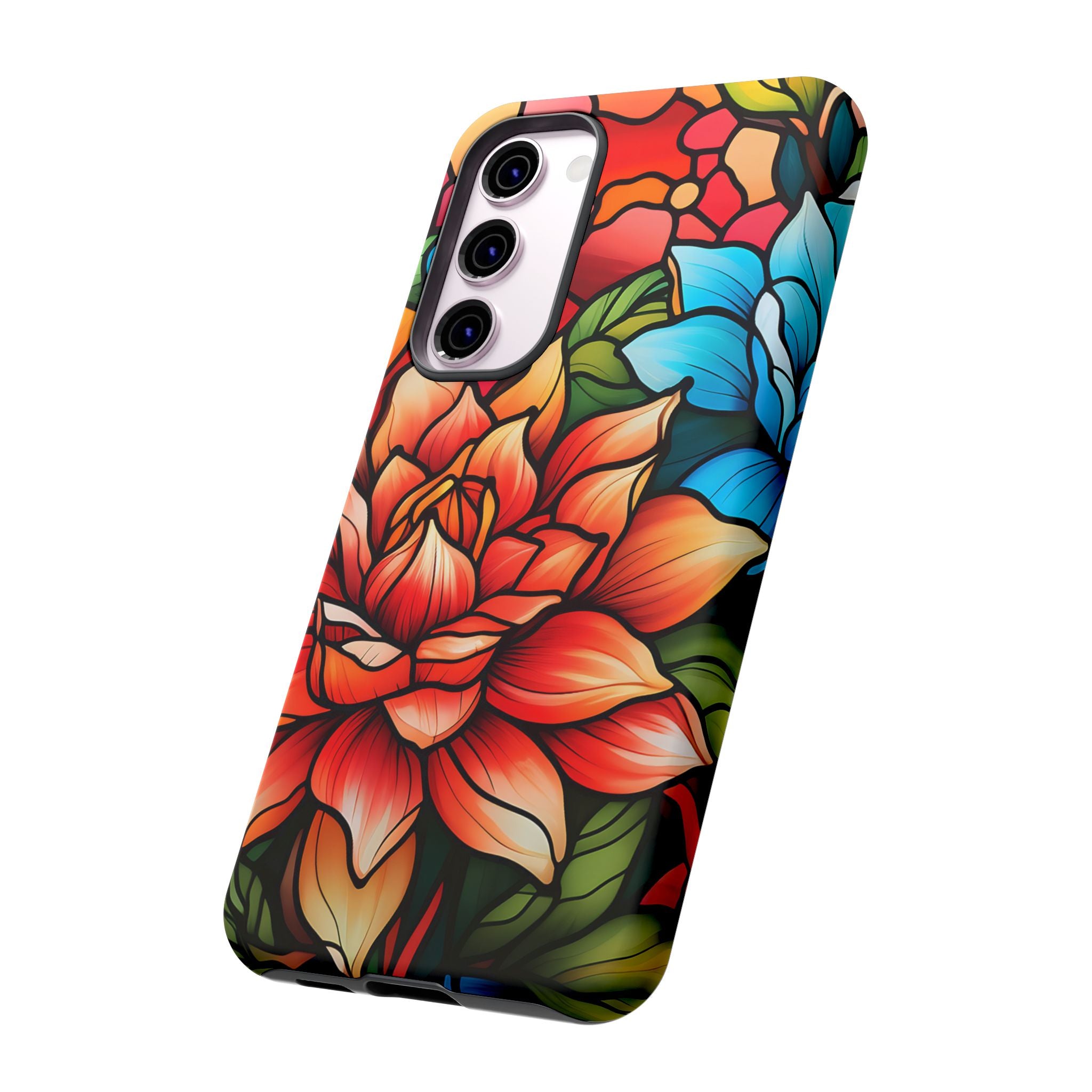 Stained Glass Floral Samsung Case