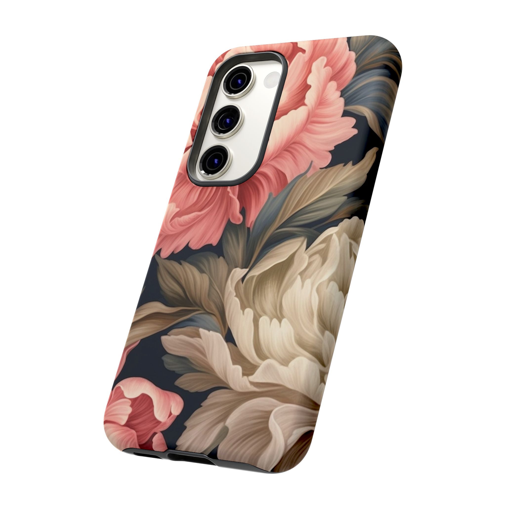 Blush Peony Floral Samsung Phone Case