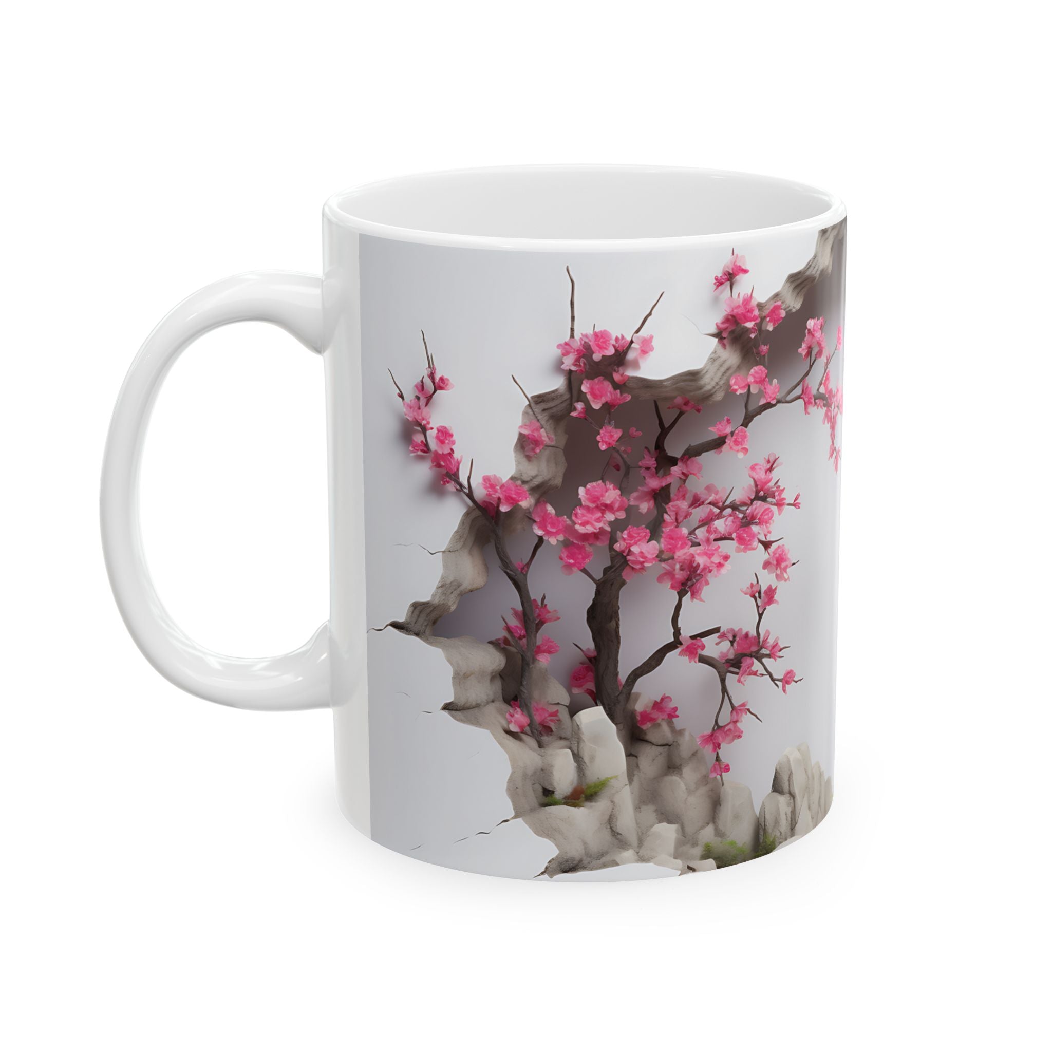 Cherry Blossom Oasis Mug - Zen Art