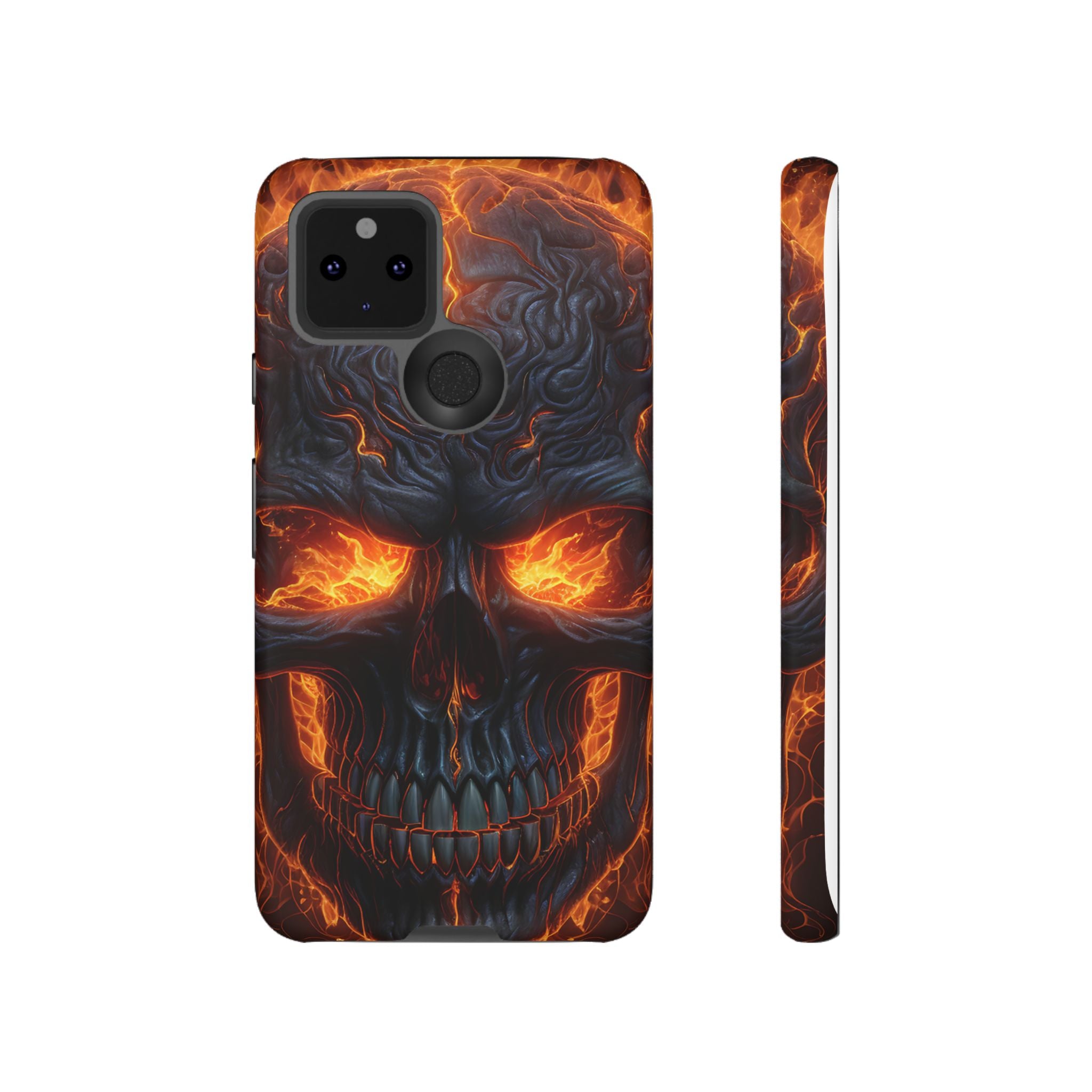 Fiery Skull Google Pixel Case (All Models)