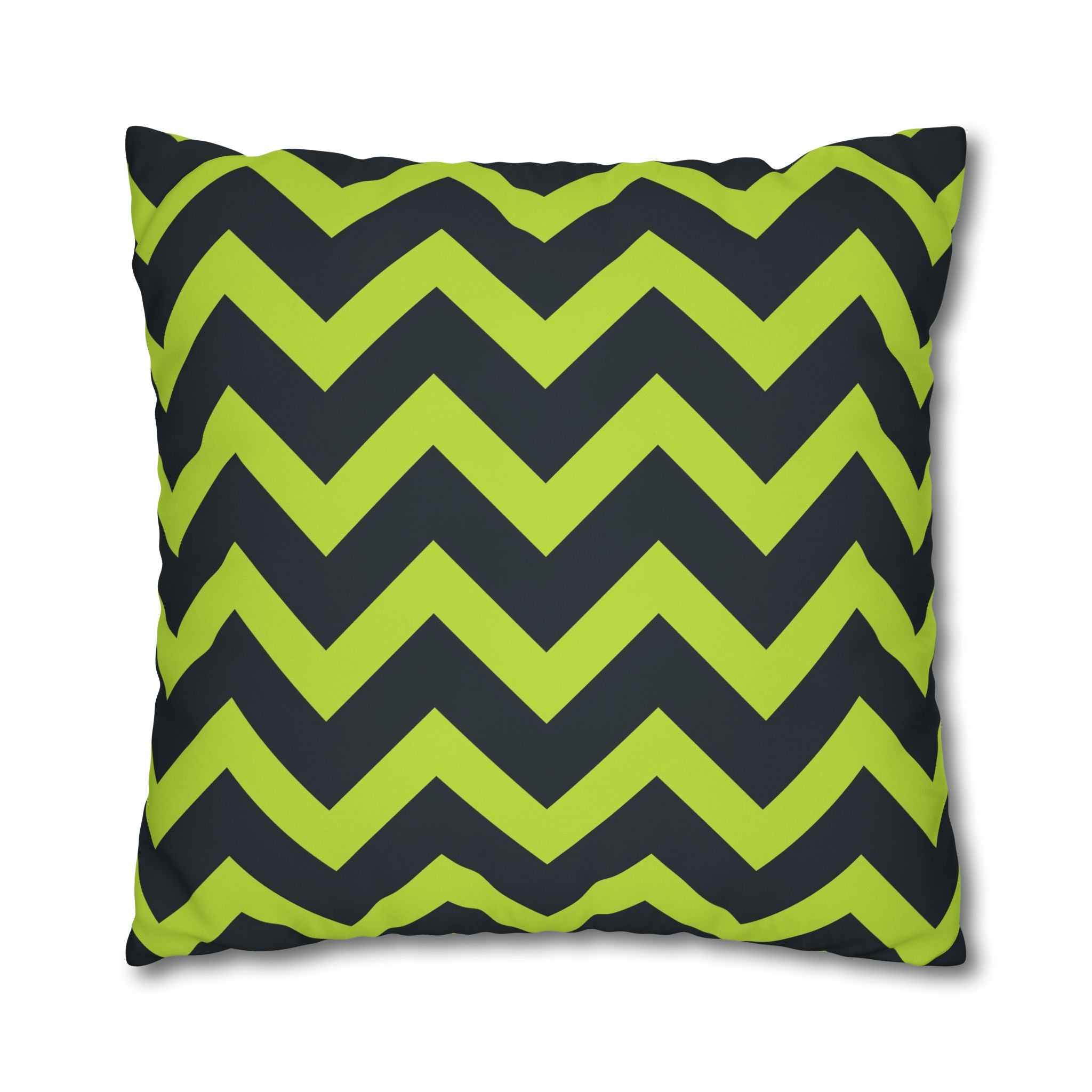 Teal & Lime Zigzag Chevron Pillowcase