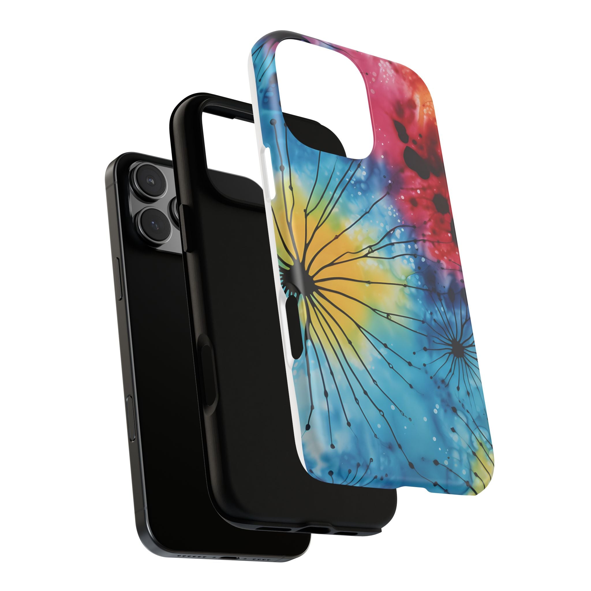 Cosmic Bloom Hexagon Stone iPhone Case