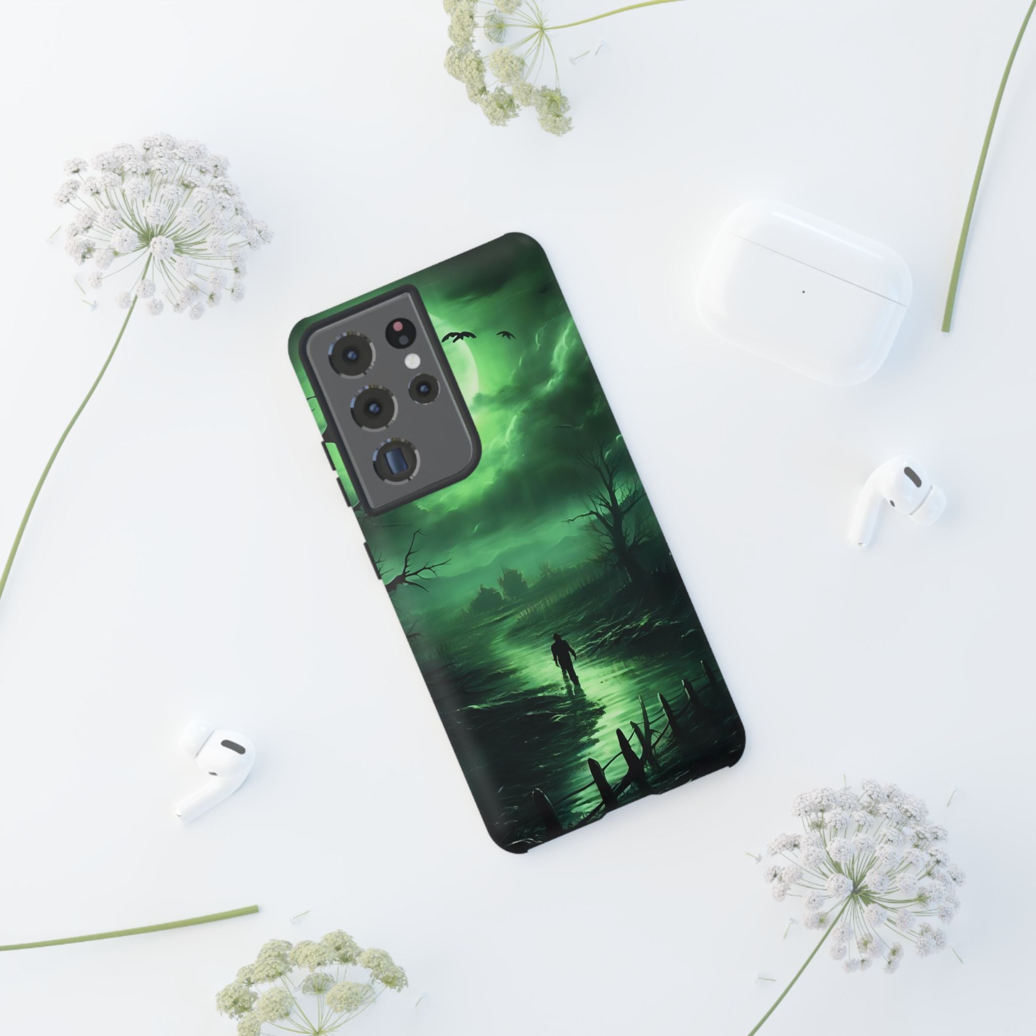 Eerie Swamp Moon Samsung Case