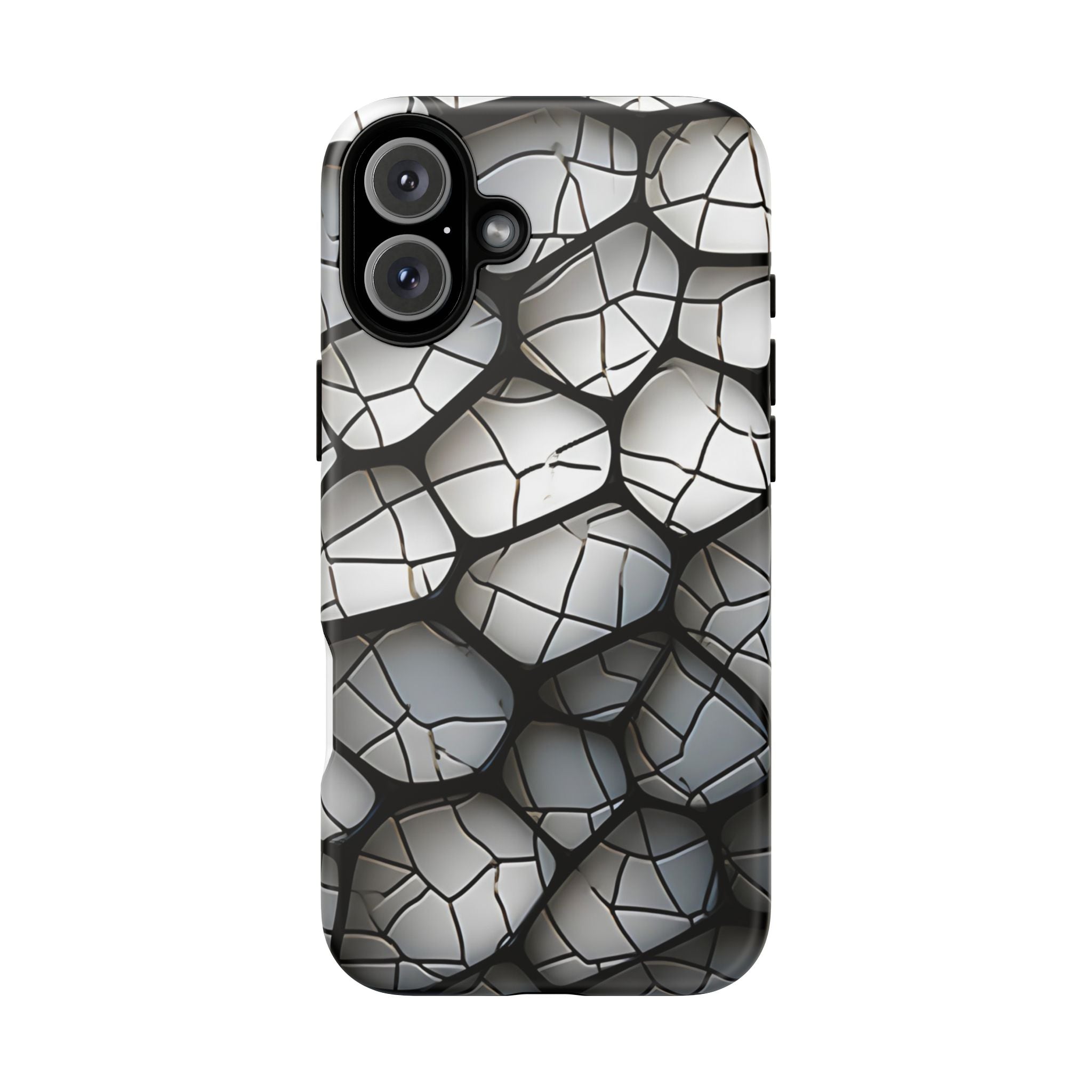 Abstract Mosaic iPhone Case - Textured & Chic