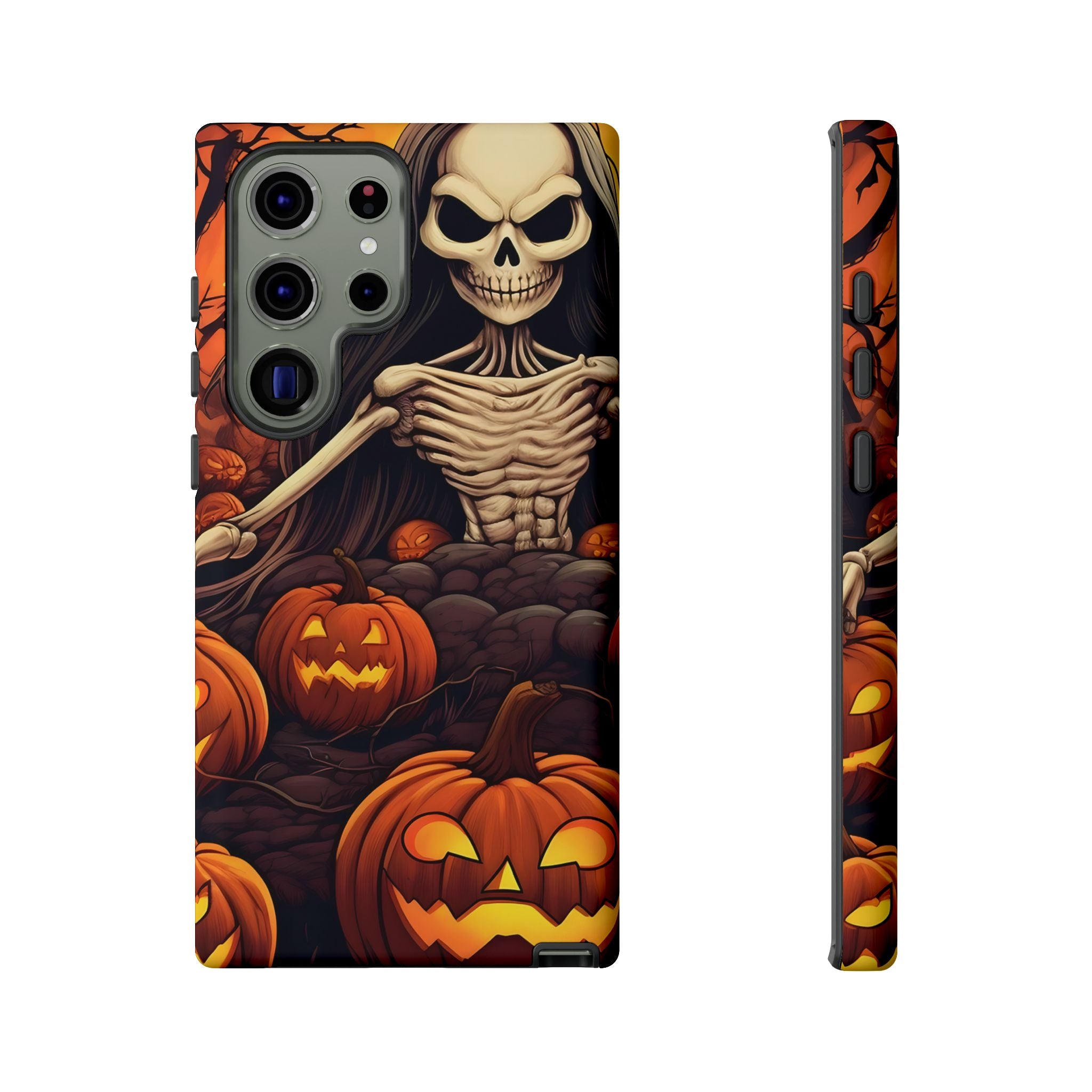 Spooky Skeleton Halloween Samsung Case