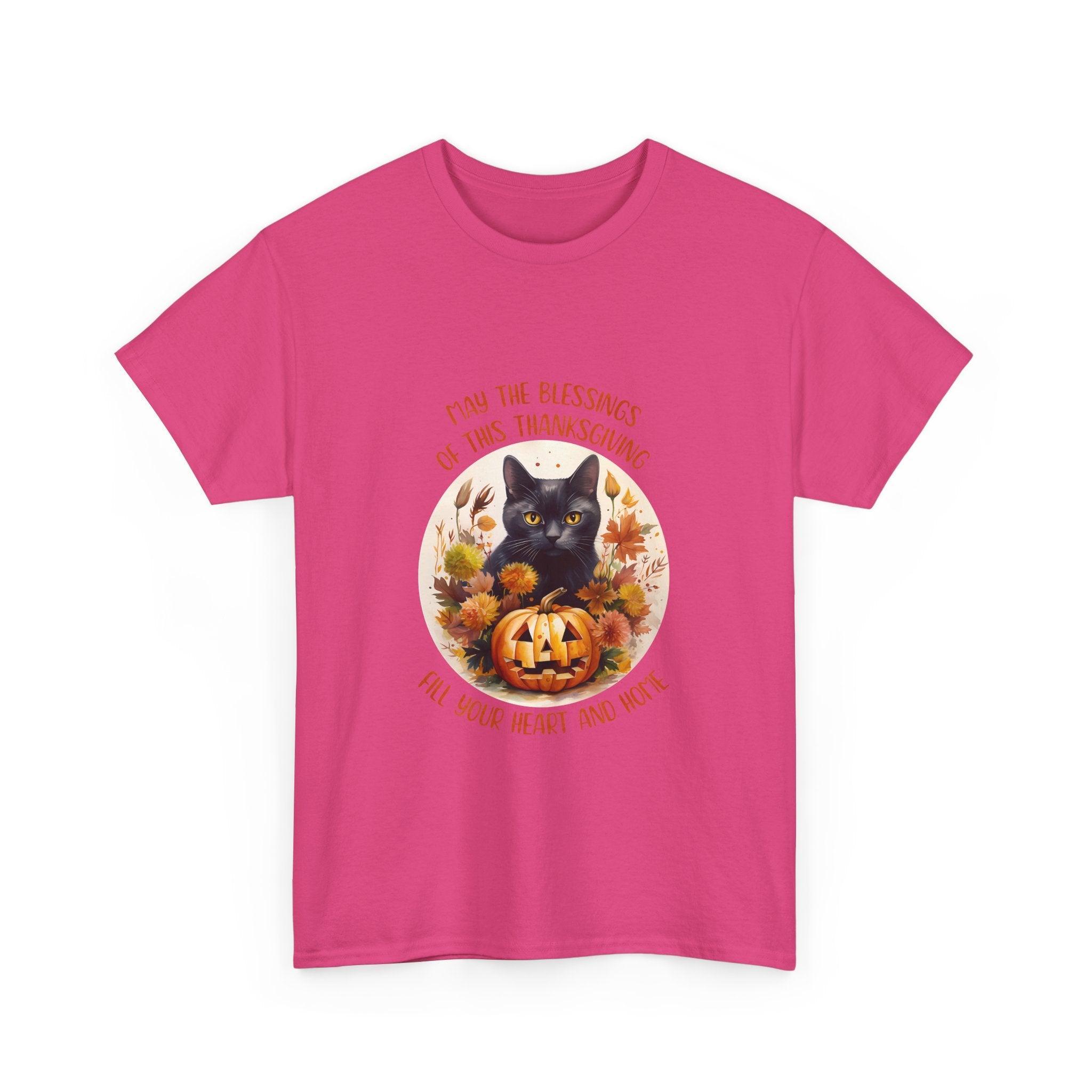 Spooky Thanksgiving Cat T-Shirt